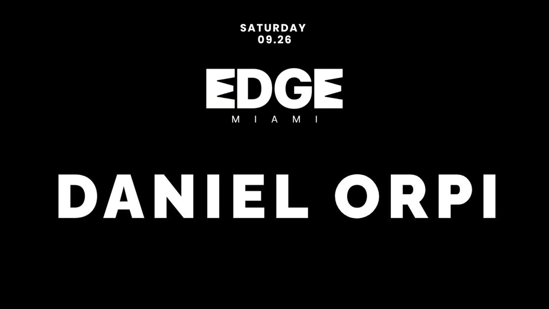 Daniel Orpi At Edge Cover