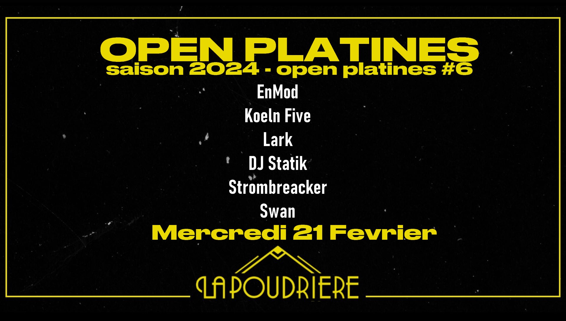 Open Platines #6 (Saison 2024) Cover