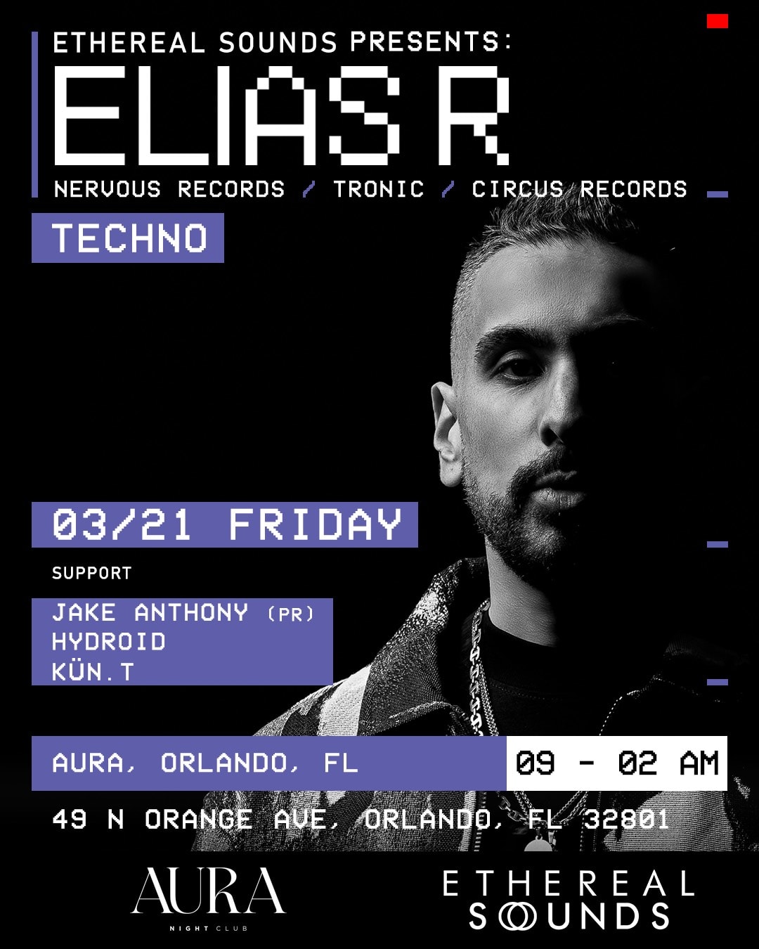 Ethereal Sounds Pres: Techno - Elias R Cover