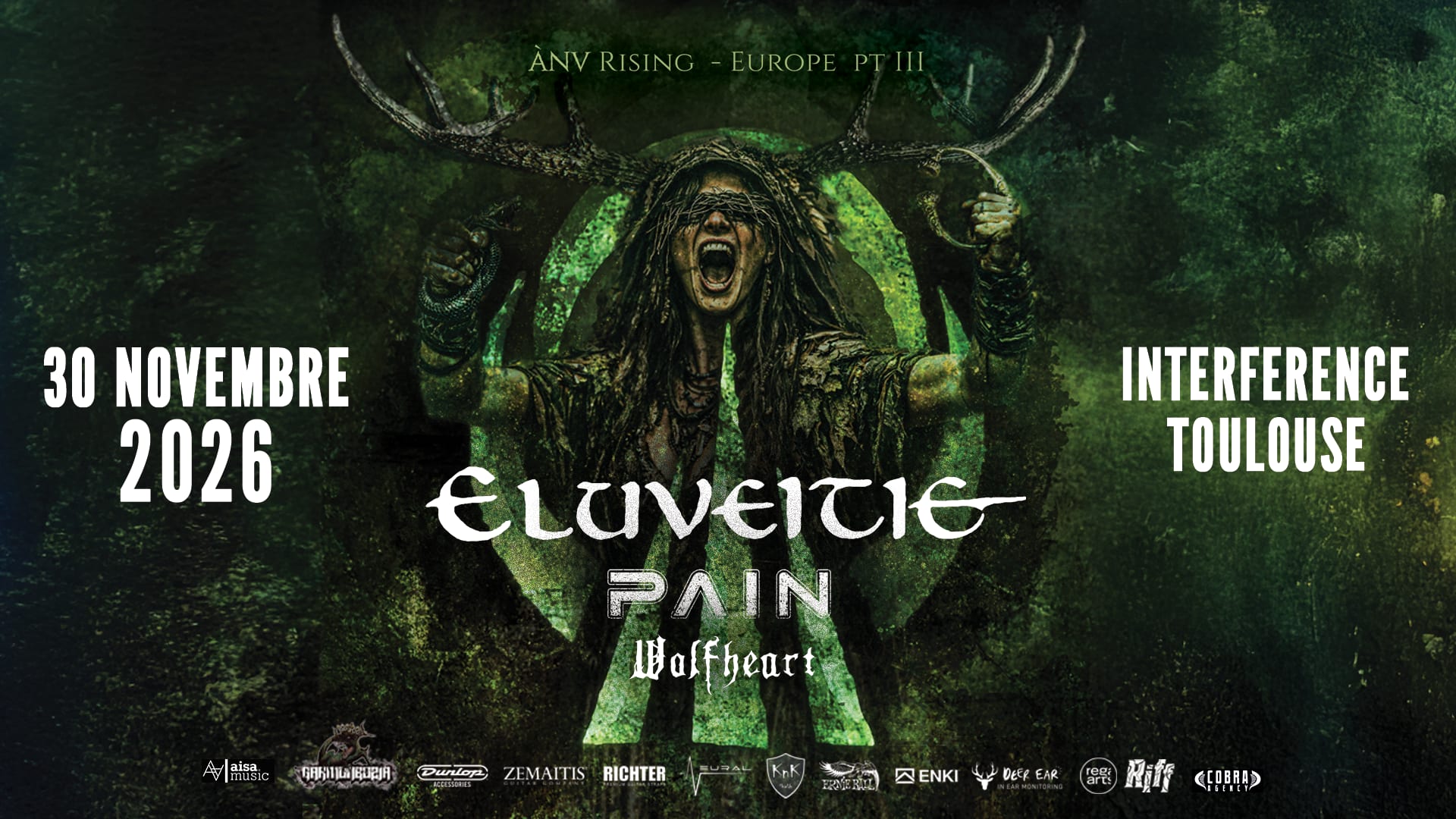 Eluveitie + Pain + Wolfheart Cover