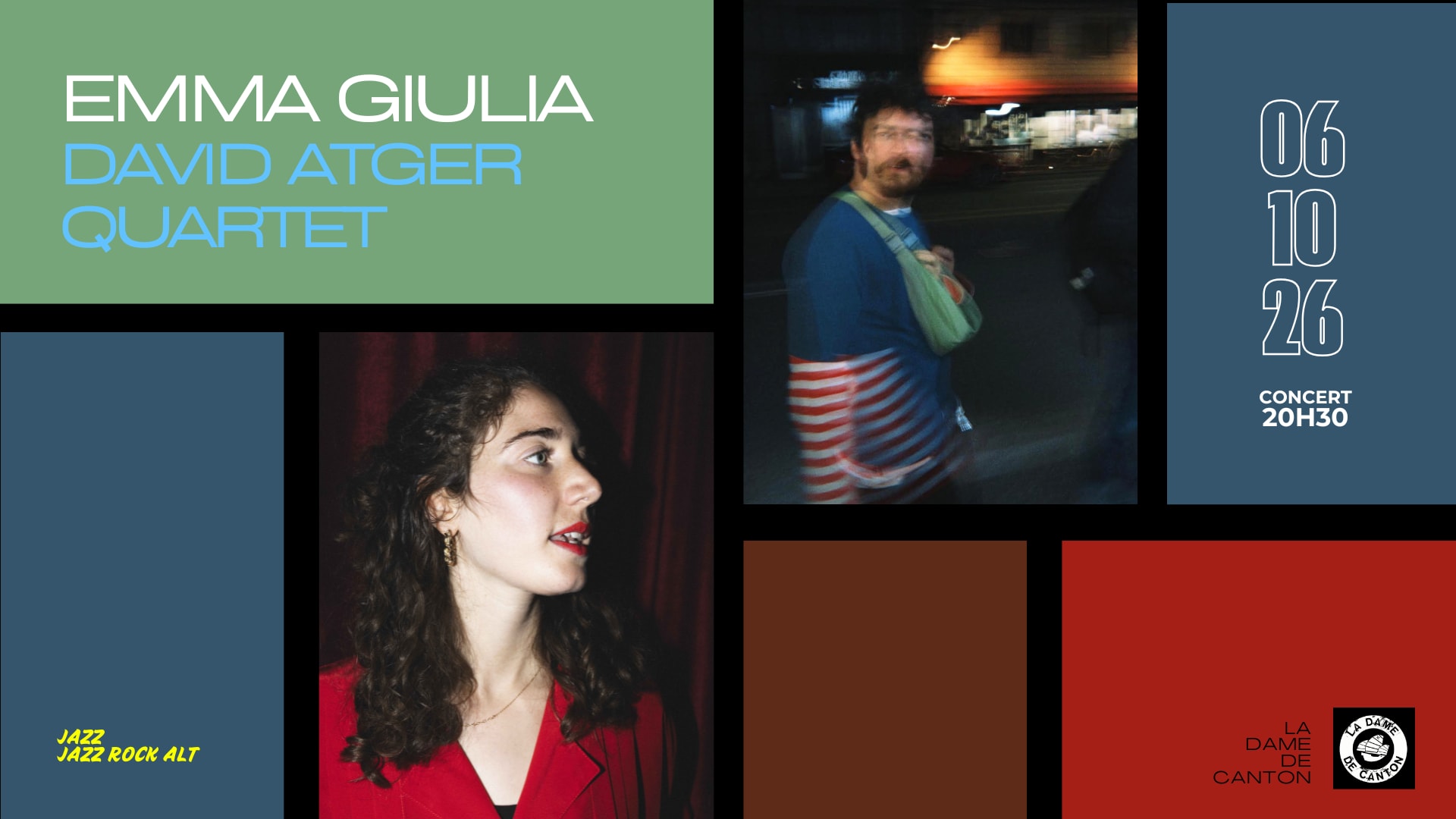 Emma Giulia X David Atger Quartet Cover
