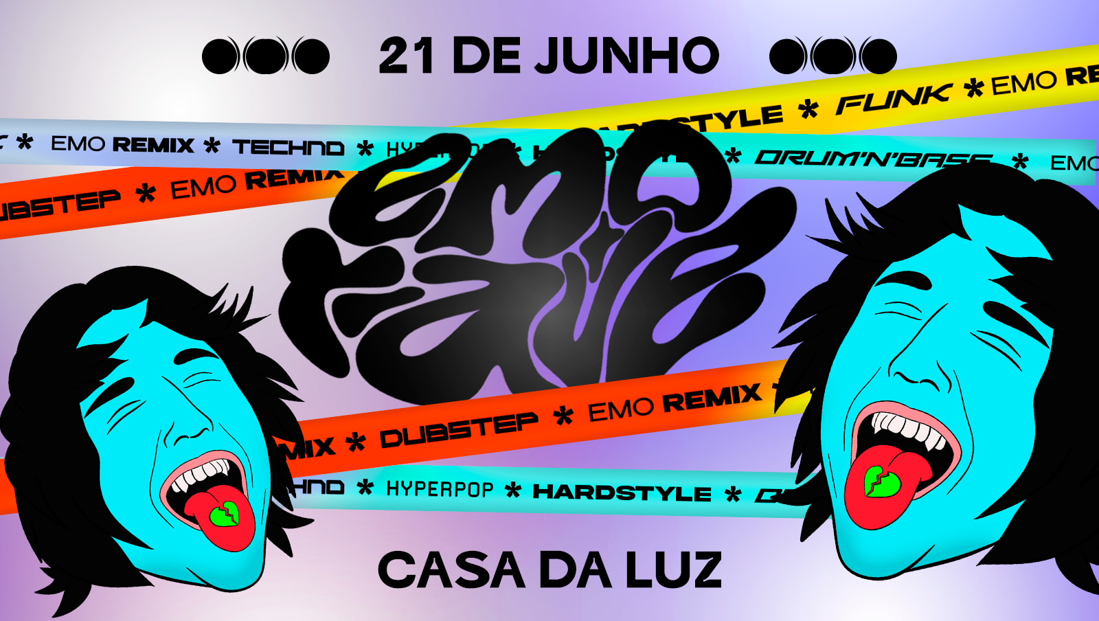 Emo Rave ♦ Hyperemo & Fritações ♦ Casa Da Luz [21.06] Cover