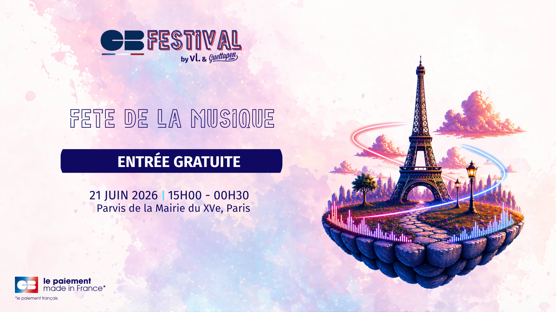 Cb Festival By Vl. & Guettapen - Fête De La Musique Cover