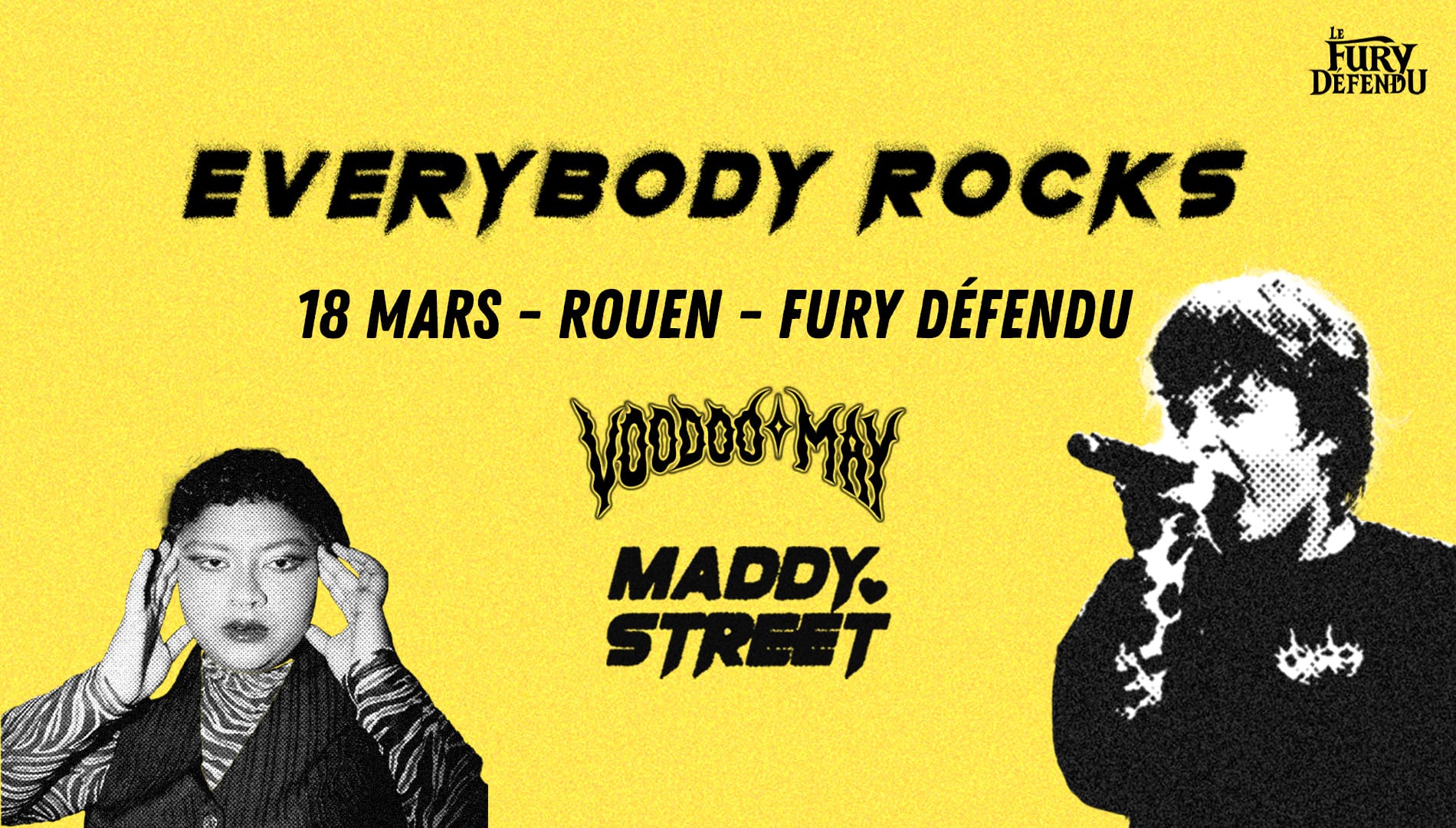 Voodoo May / Maddy Street // Le Fury Défendu Cover