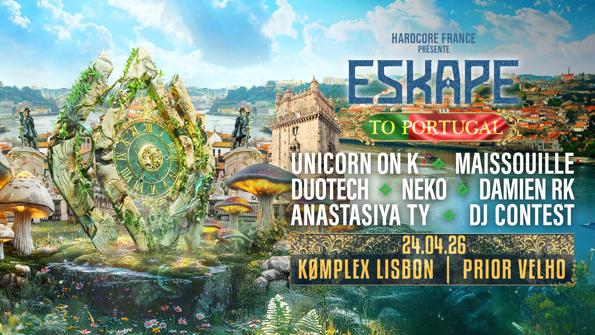 Eskape To Portugal - Kømplex Lisbon Cover