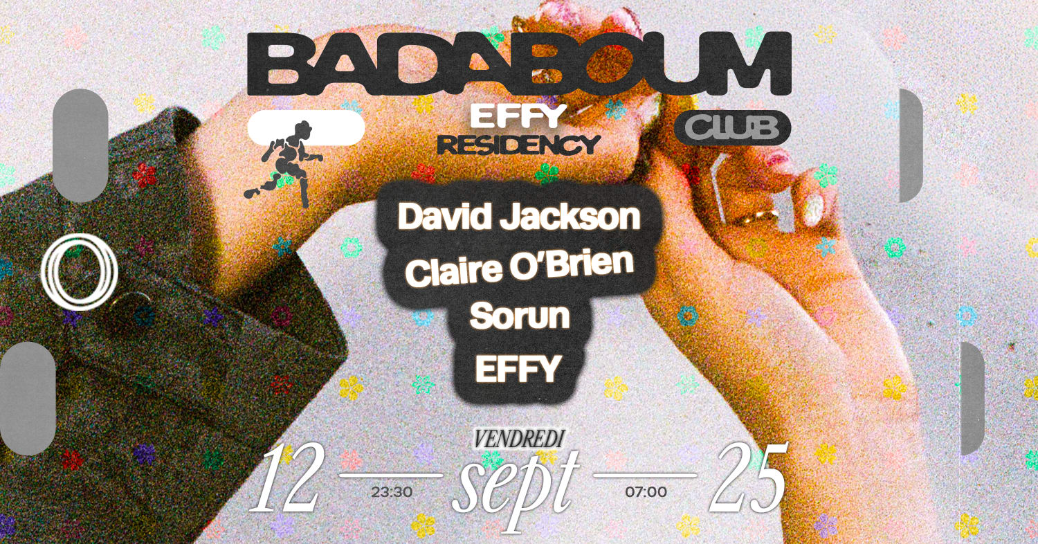 Club —  Effy Residency: Effy, David Jackson, Claire O’Brien Cover