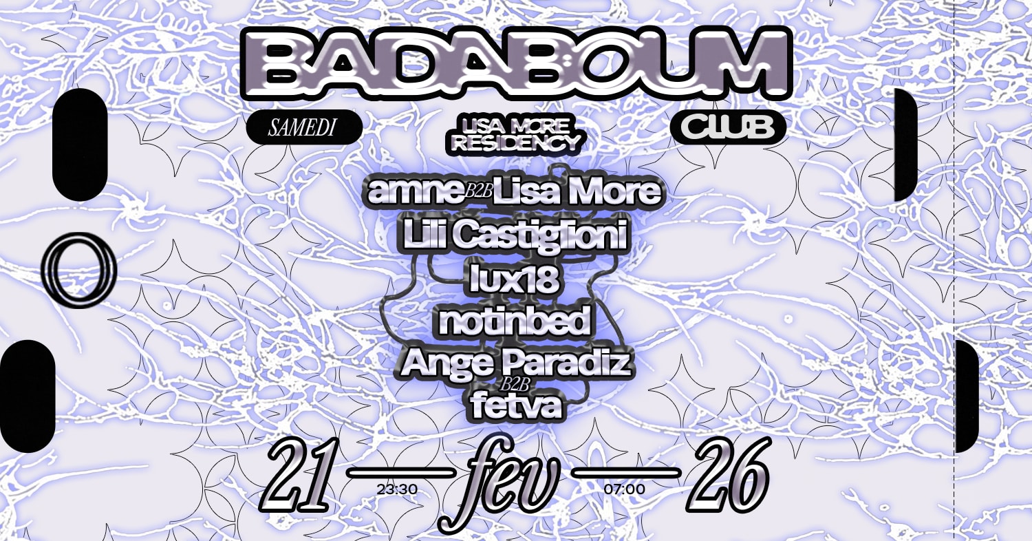 Club — Lisa More Residency: Amne, Lux18, Notinbed And More Cover