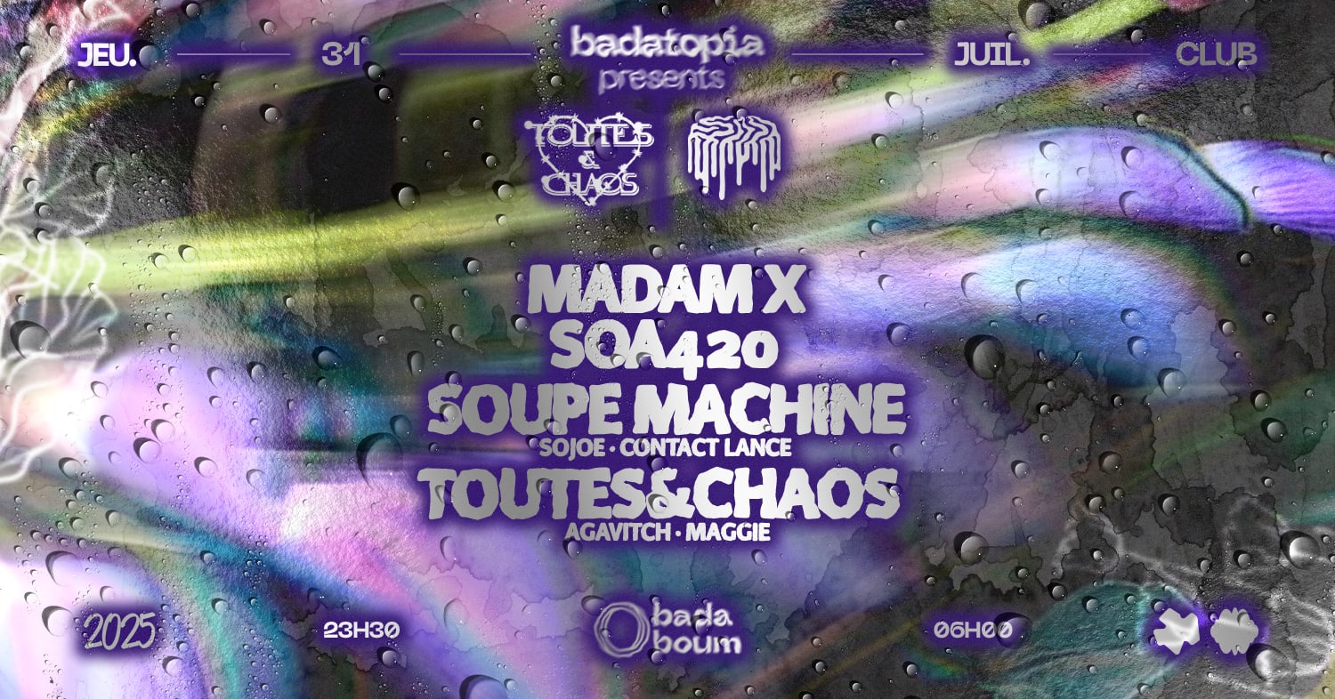 Badatopia X Soupe & Chaos: Madam X, Soa420 Cover