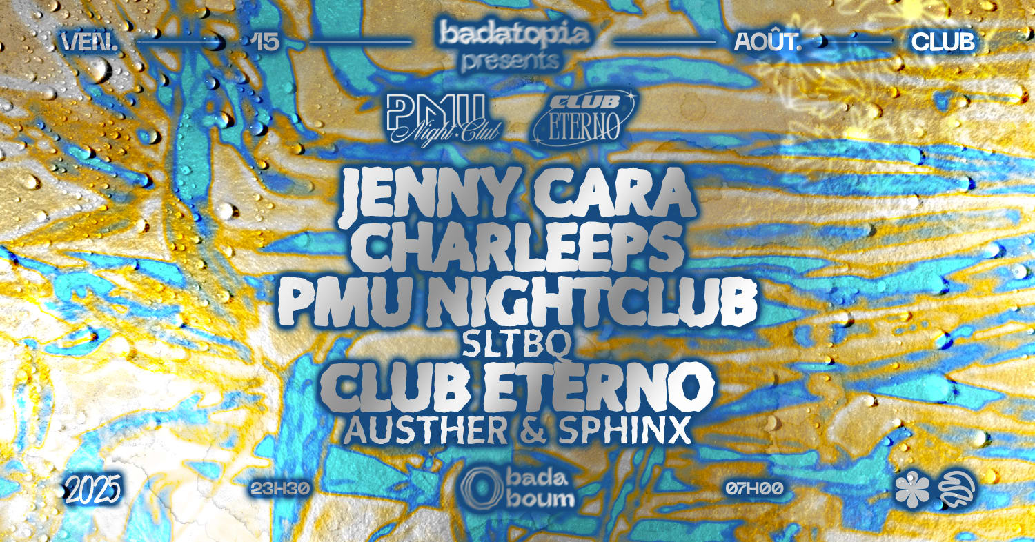 Badatopia X Pmu Night Club & Club Eterno: Jenny Cara & More Cover