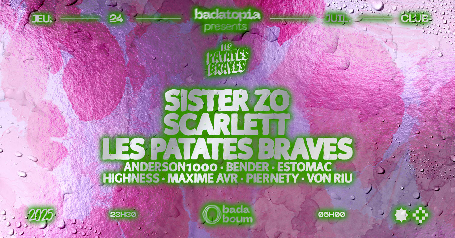 Badatopia X Les Patates Braves: Sister Zo, Scarlet Cover