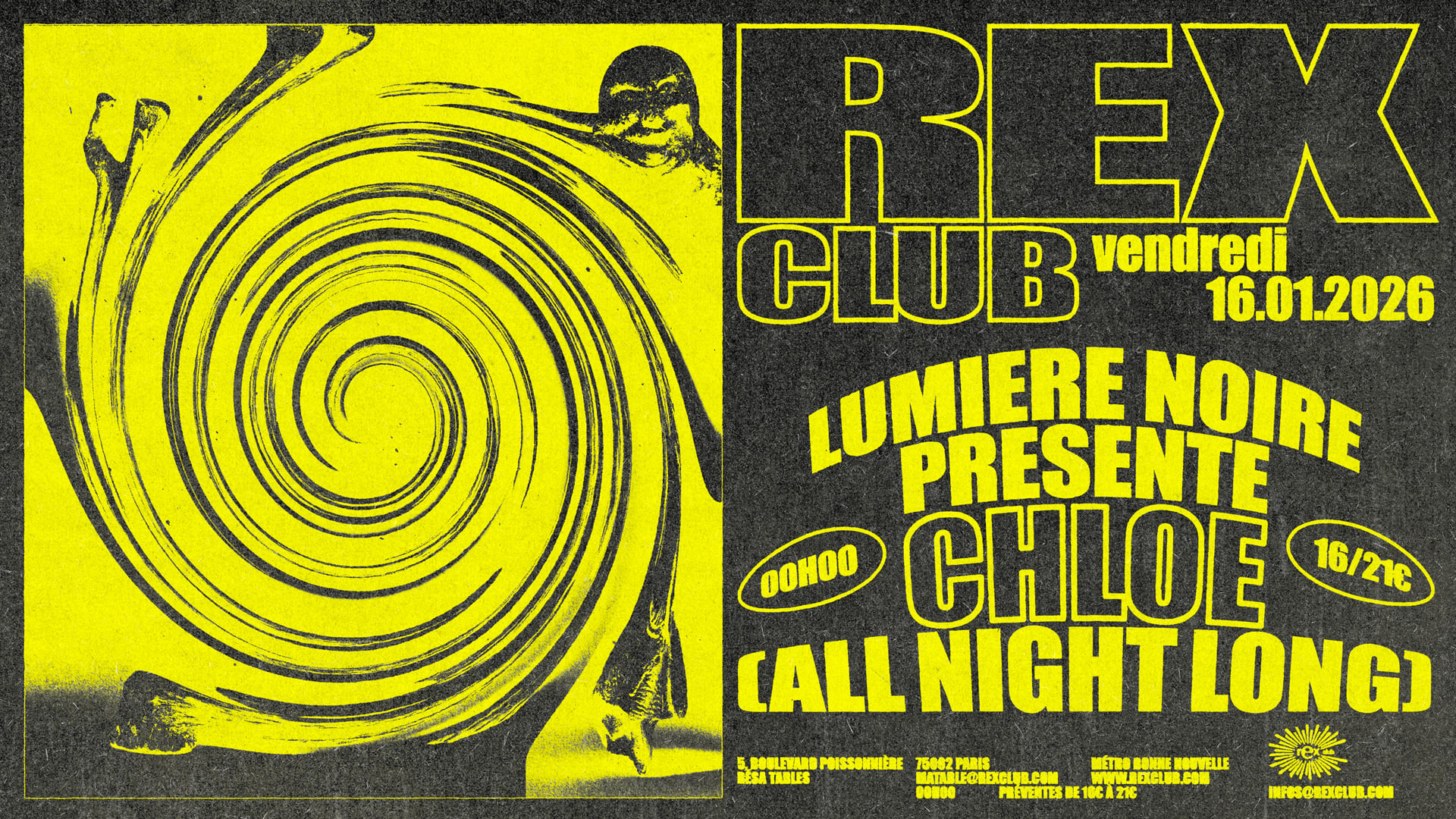 Lumière Noire Presente: Chloé All Night Long Cover