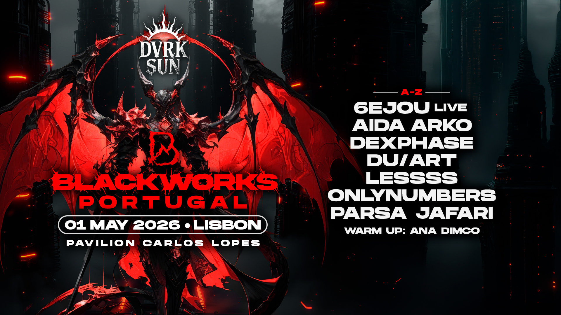 Blackworks X Dvrksun Lisbon Cover