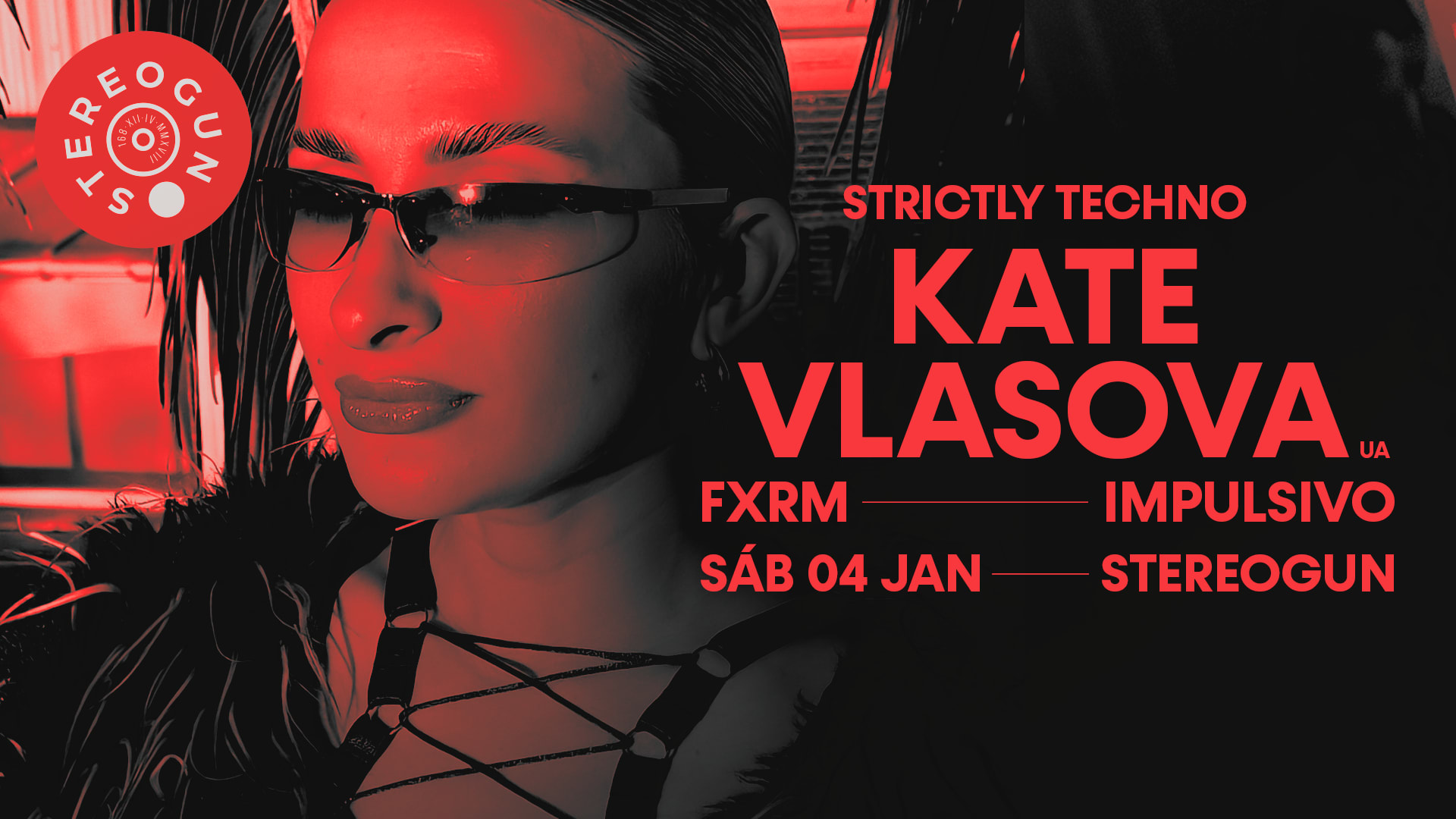 Strictly Techno - Kate Vlasova (Ucrânia) Na Stereogun Cover