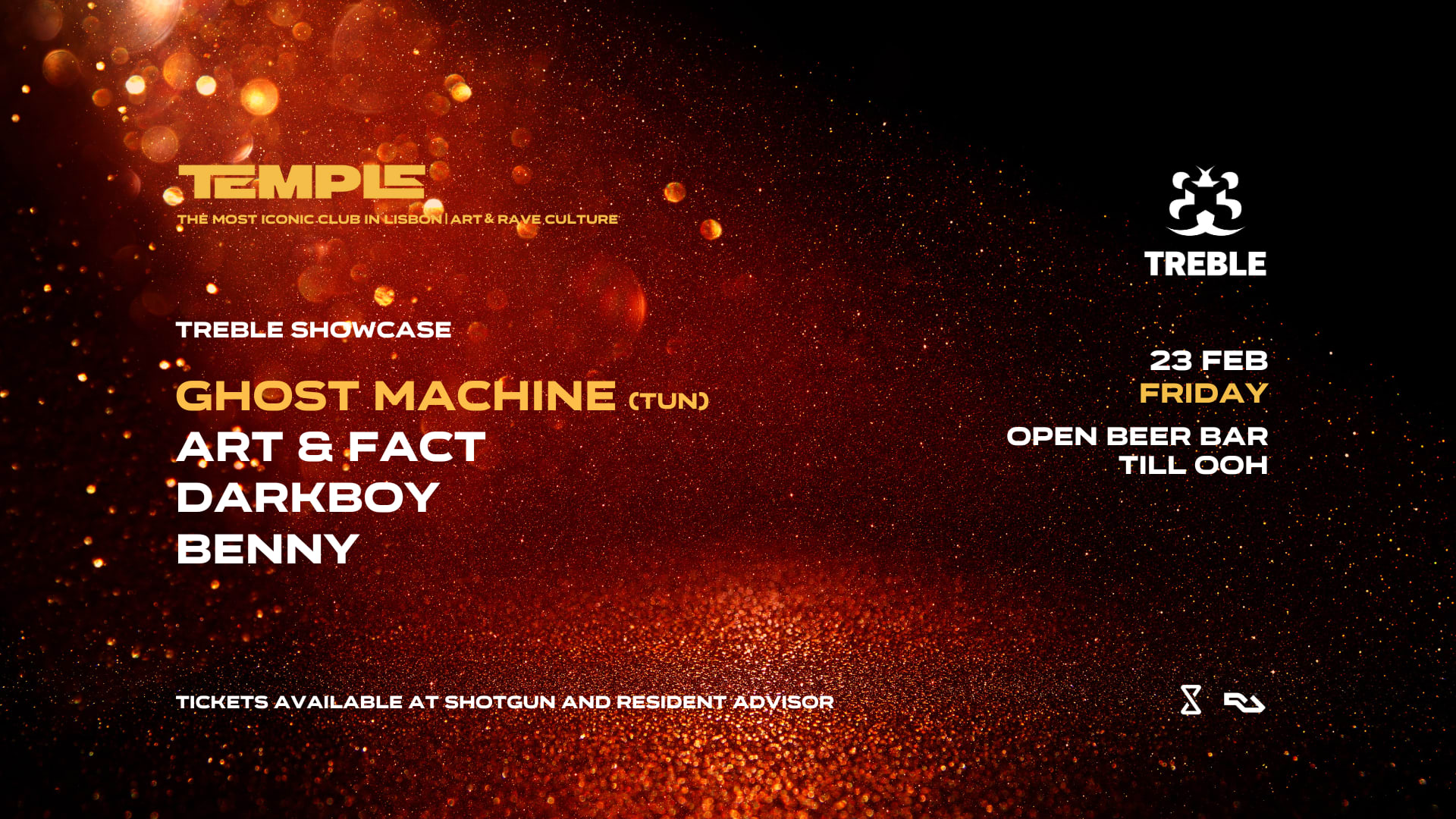 Treble Showcase @Temple Club, With Ghost Machine ( Tunisia) Cover