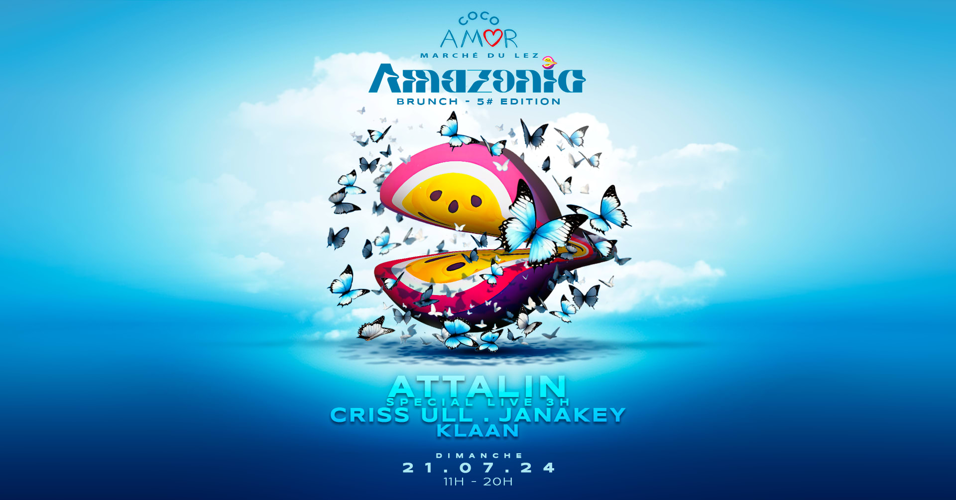 Amazonia Music / Jungle Brunch #5 Atalin Spécial Live 3h Cover