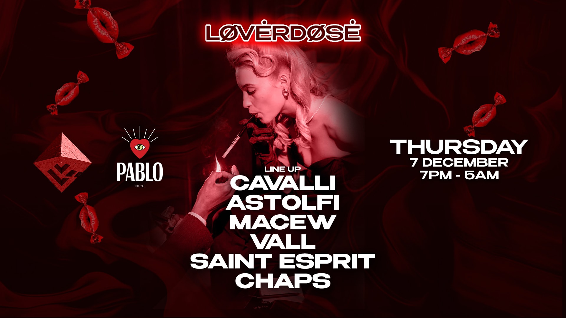 Loverdose At Pablo & Maãt Club Cover