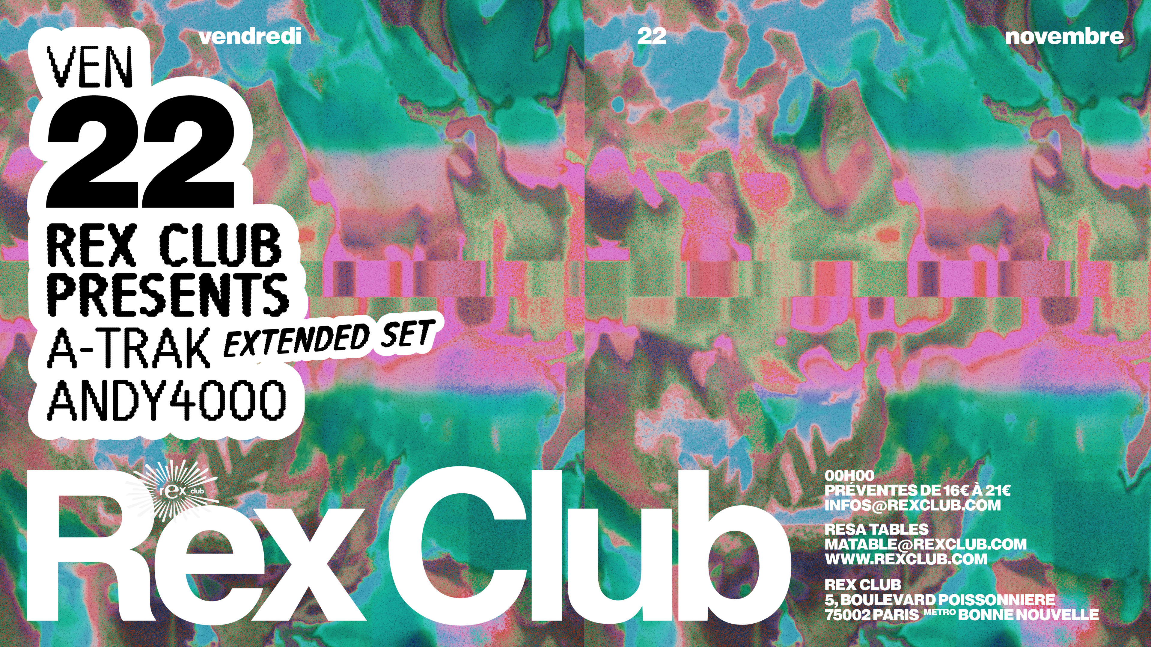 Rex Club Presents: A-Trak Extended Set, Andy4000 Cover