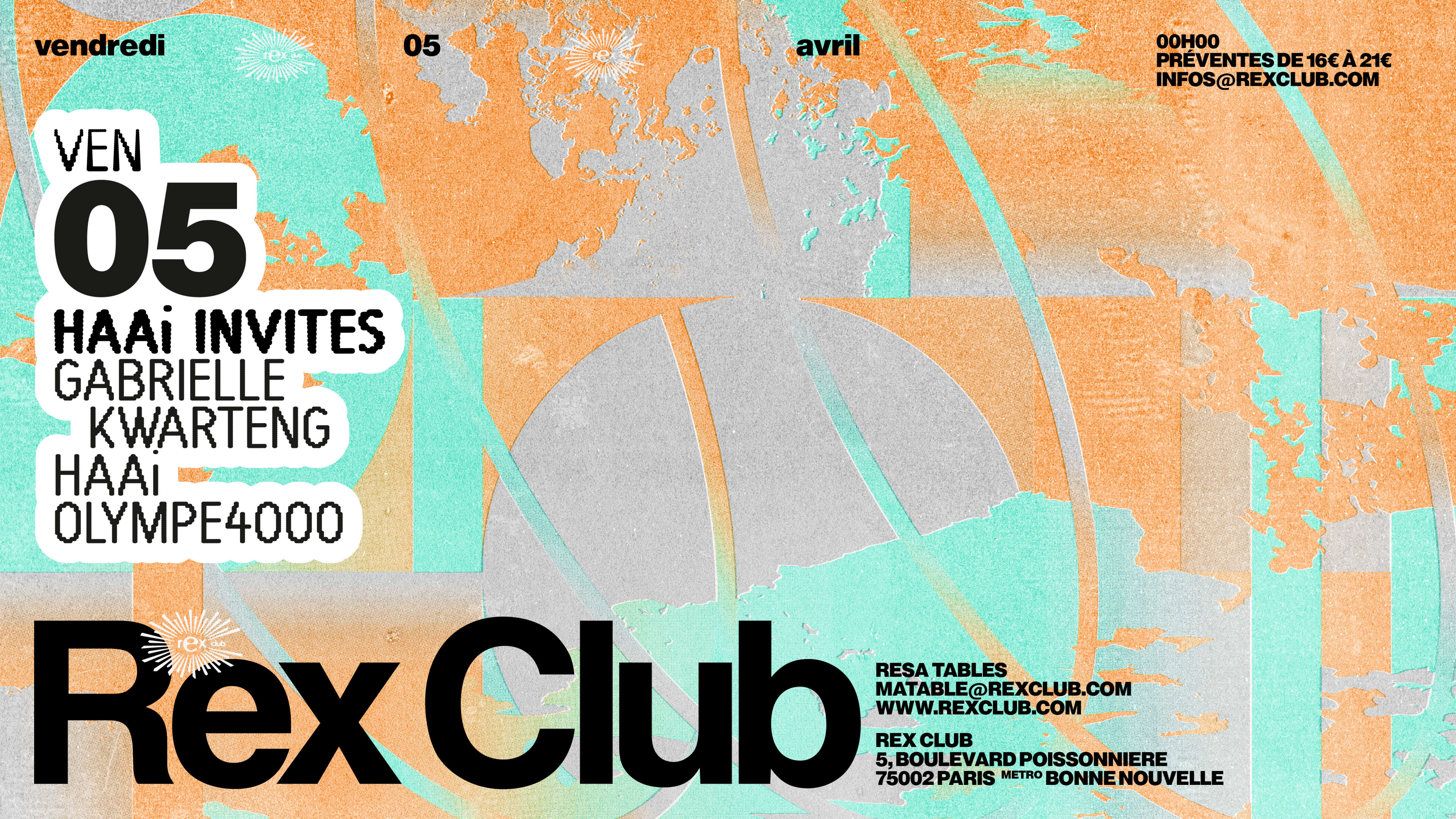 Haai Invites: Gabrielle Kwarteng, Haai, Olympe4000 Cover