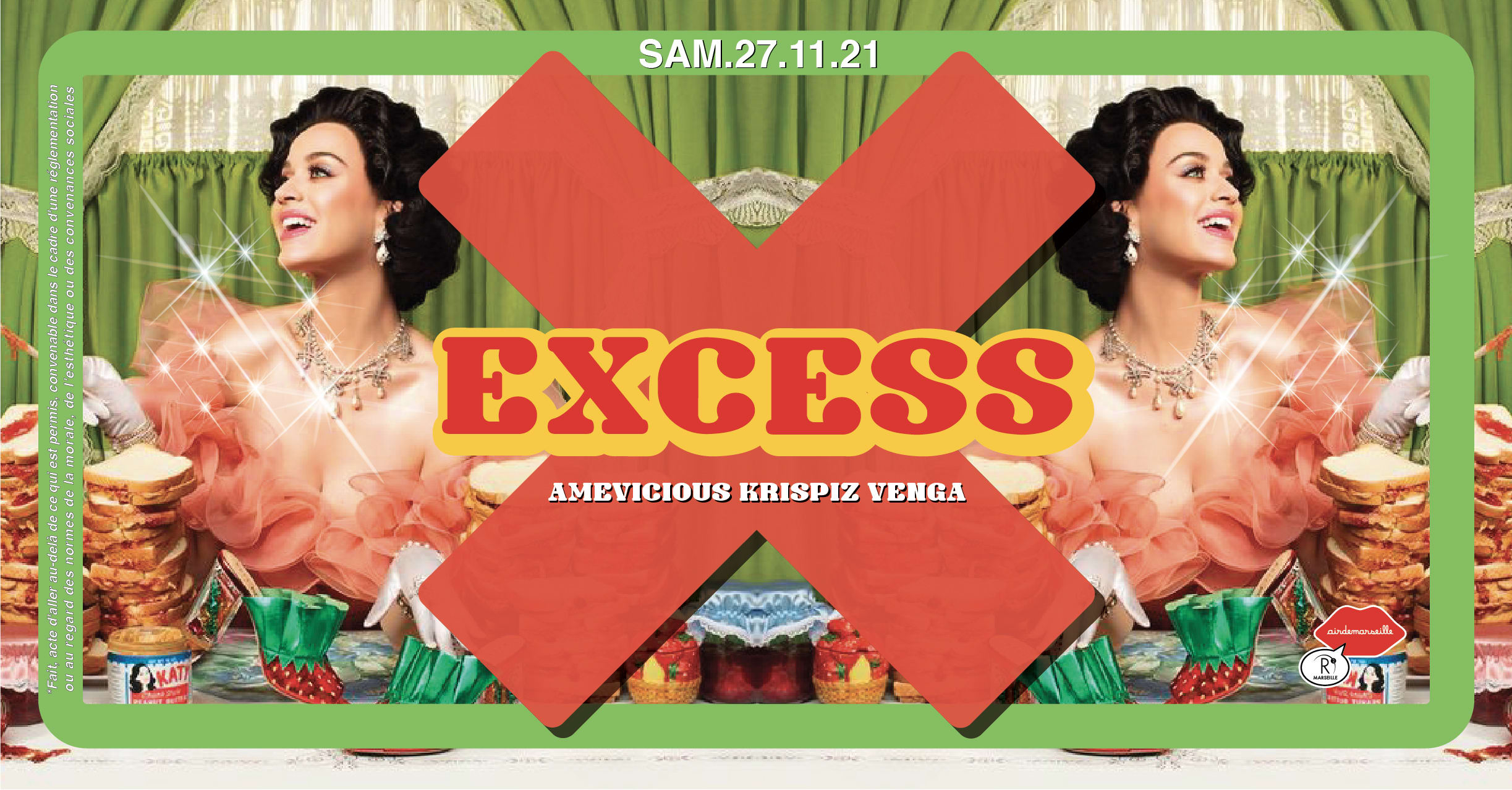 R2 Excess #4 La Fête La Vraie - Amevicious Venga Krispiz Cover