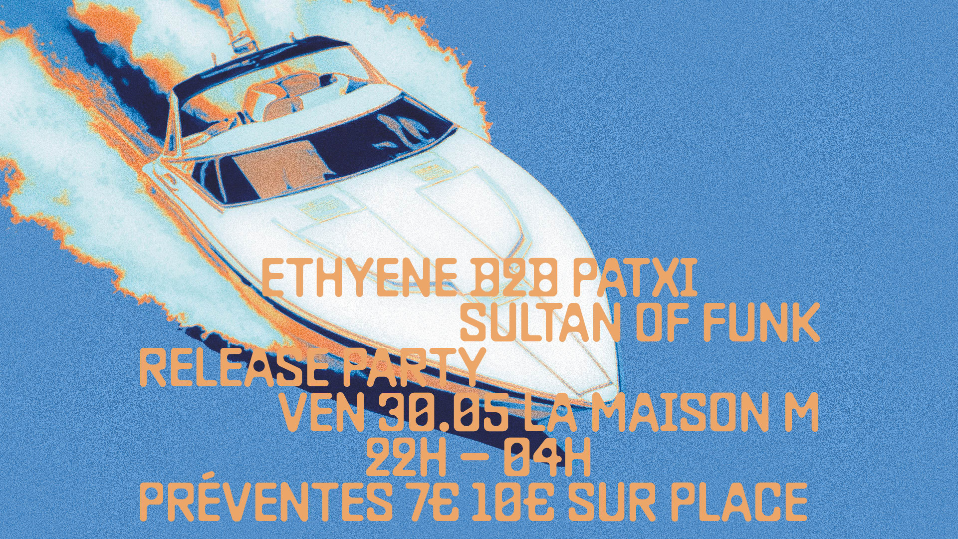 Maison M: Sultan Of Funk Release Party: Ethyène X Patxi Cover