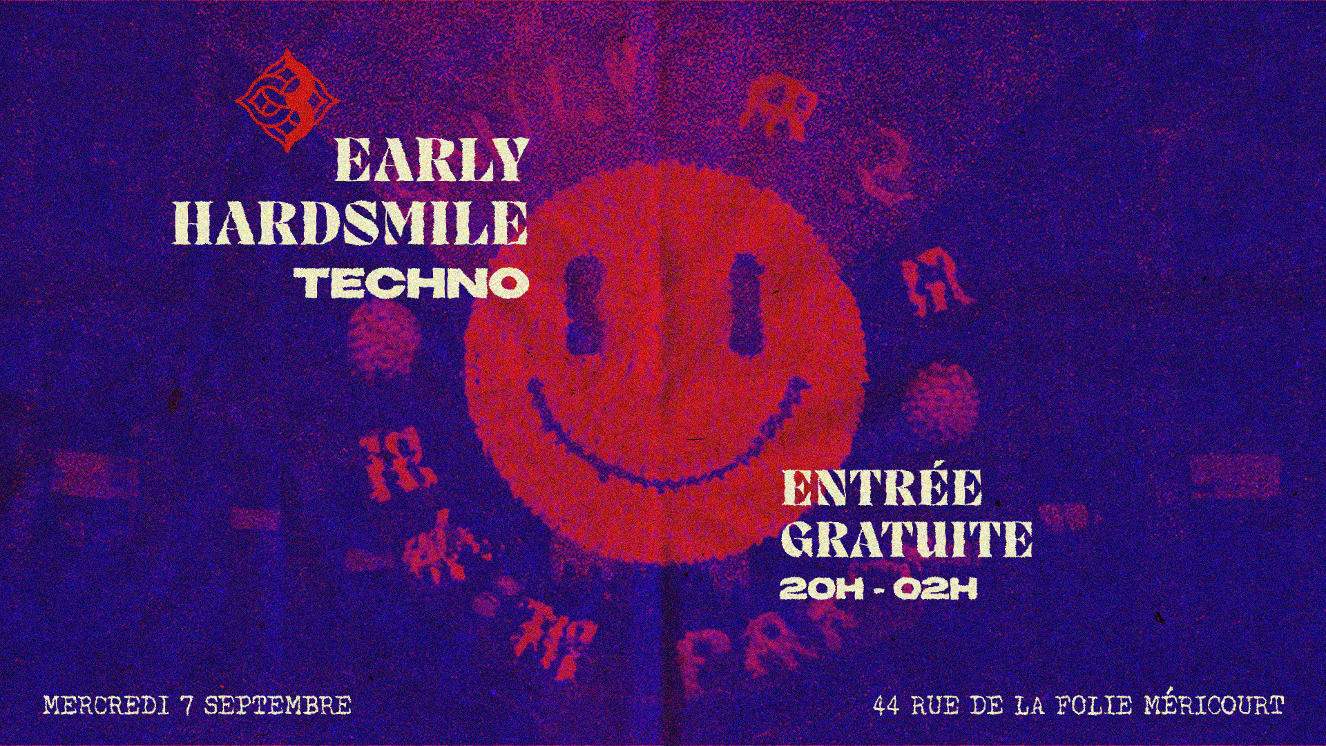 [Gratuit] Early Hardsmile Techno X Punk Paradise  Cover