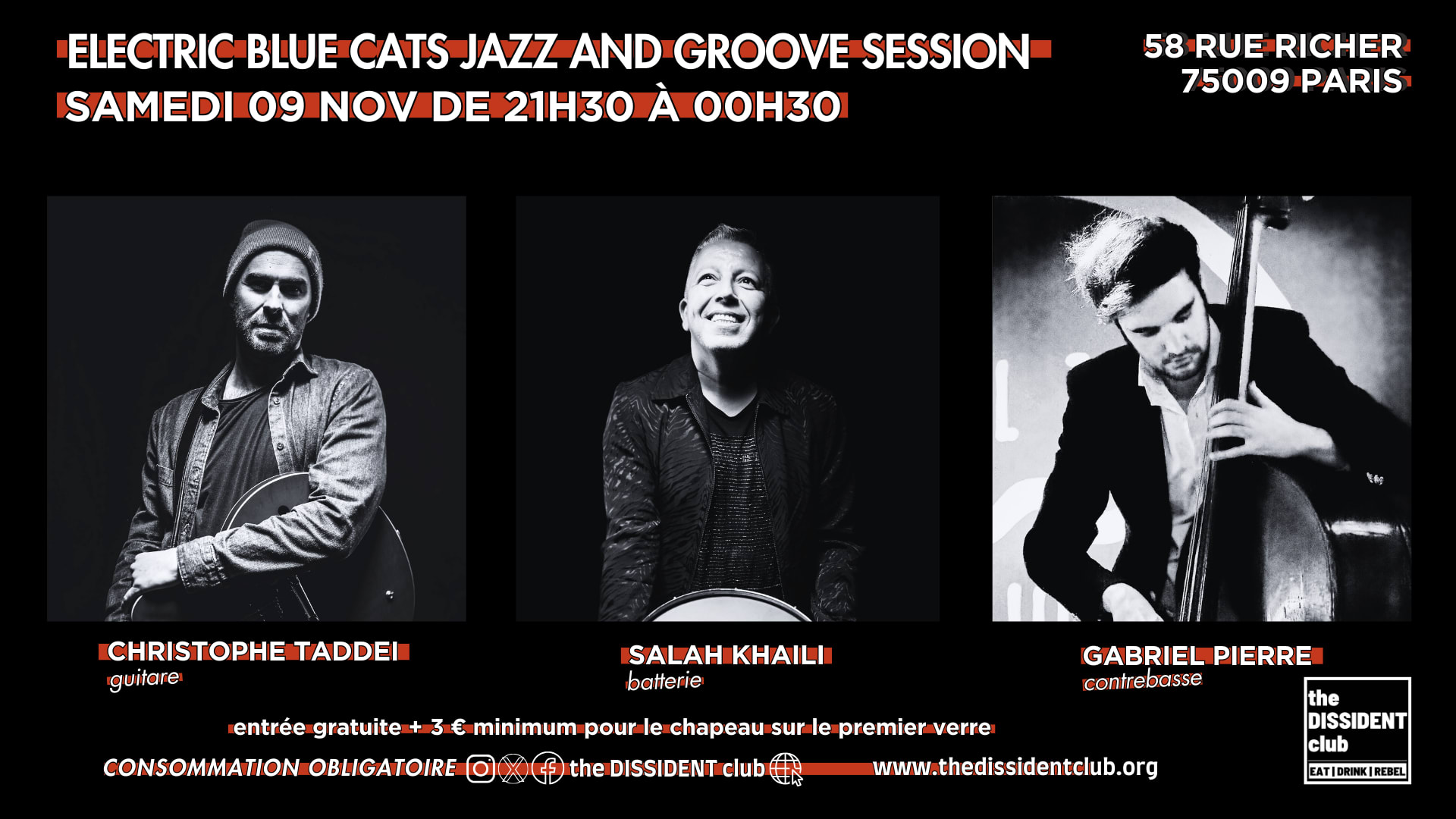 [Jazz+Jam] Electric Blue Cats Jazz And Groove Session Cover