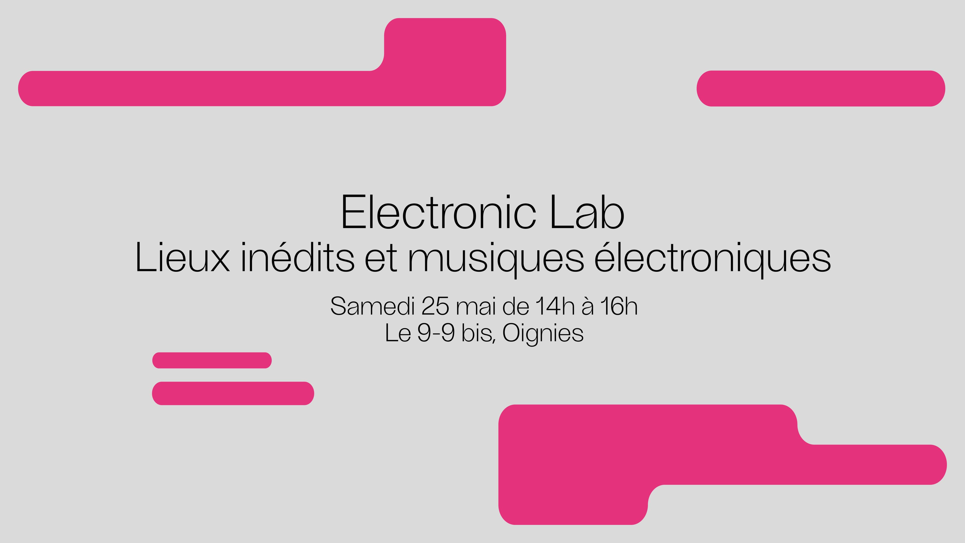 Electronic Lab - Lieux Inédits Et Musiques Électroniques Cover