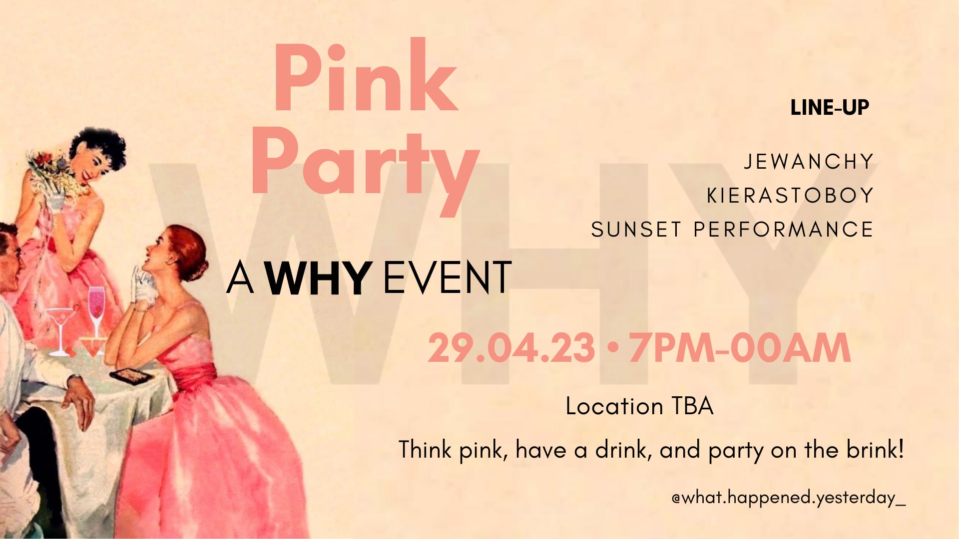 Why - Pink Party Cover