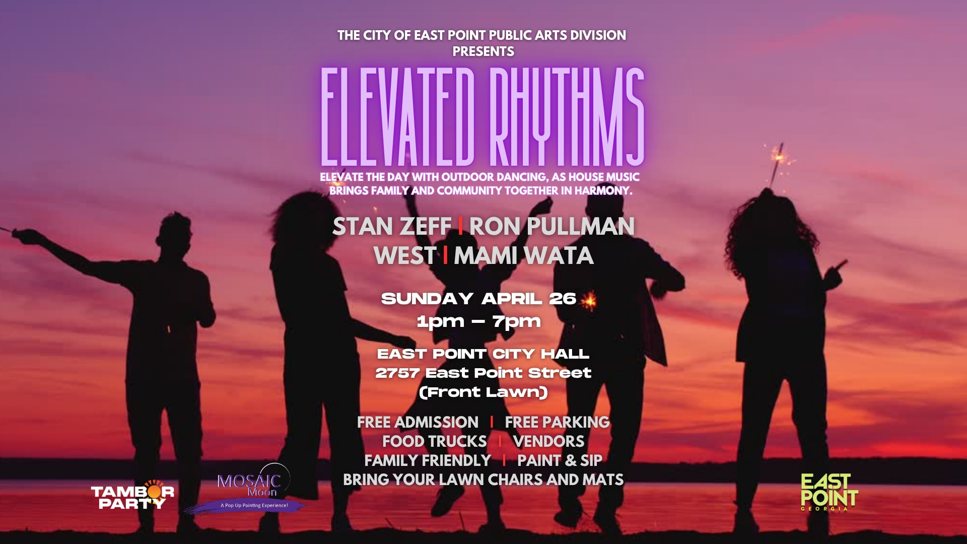 Elevated Rhythms - Sunday April 26 (Free Event) Cover