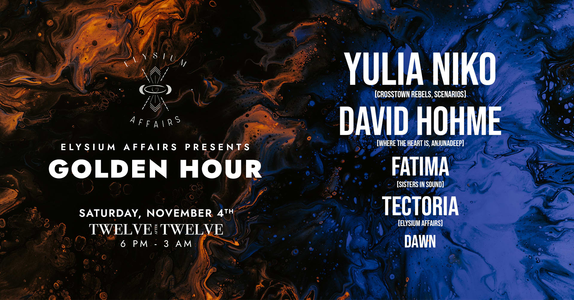 Golden Hour | Yulia Niko & David Hohme  Cover