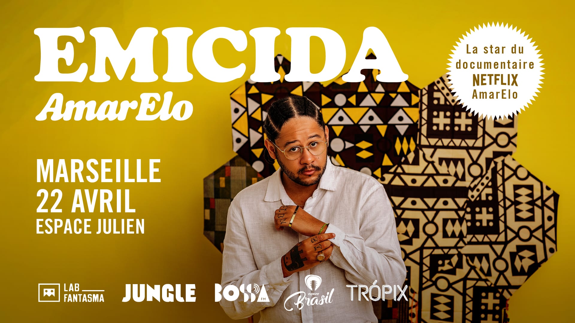 Emicida Présente Amarelo | Marseille Cover