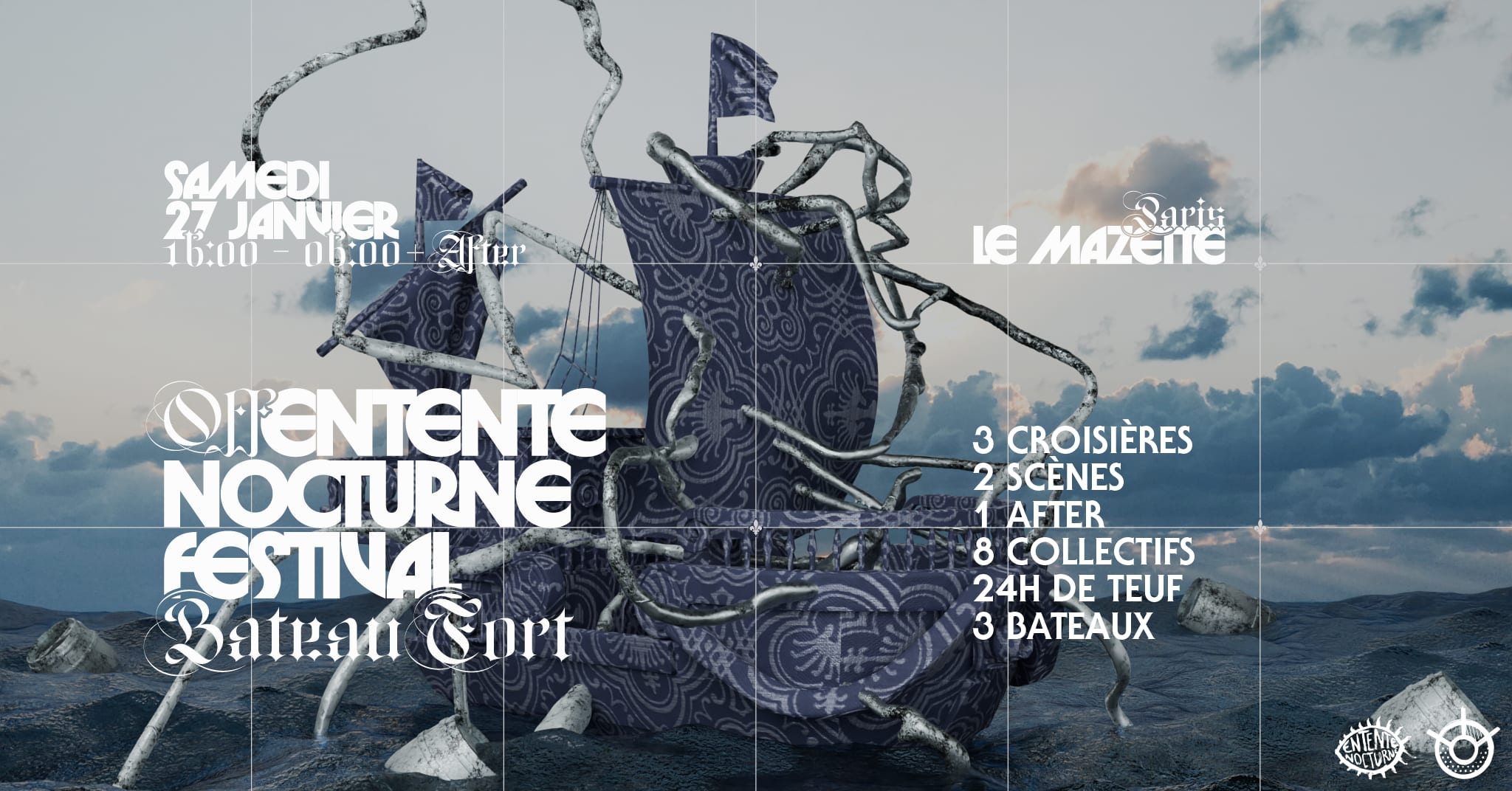 Off Entente Nocturne Festival - Bateau Fort Cover