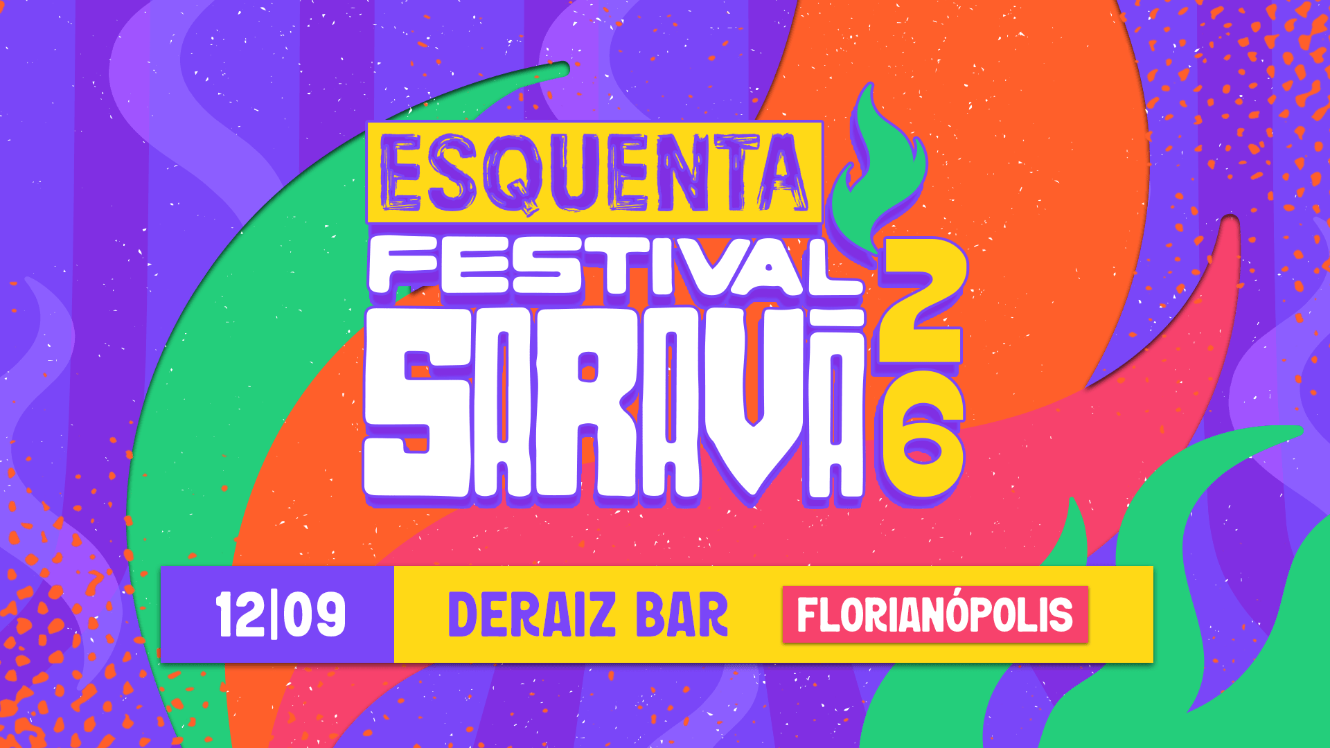 Esquenta Festival Saravá 2026 - Florianópolis Cover