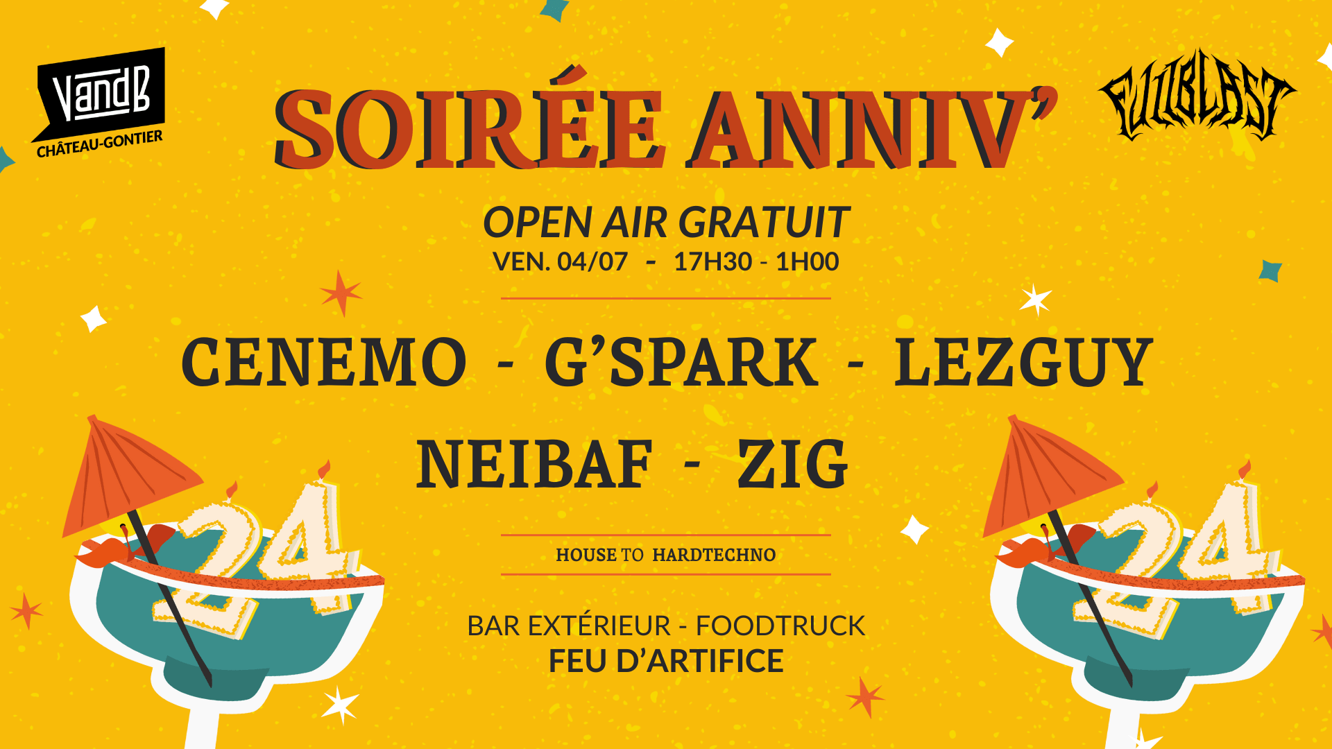 Open Air Anniversaire : Vandb Château-Gontier Cover