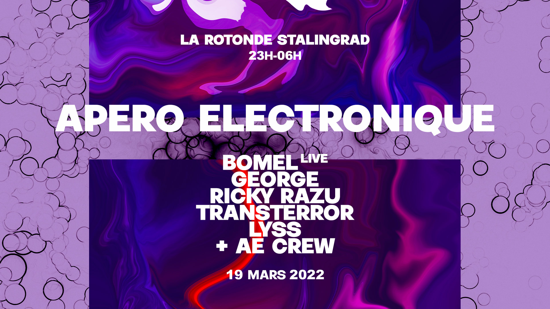 Apero Electronique Invite Ricky Razu, Transterror, George Et Bomel Cover