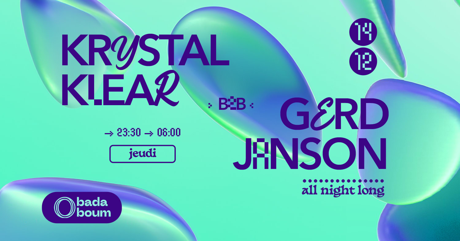 Club — Krystal Klear B2b Gerd Janson All Night Long Cover
