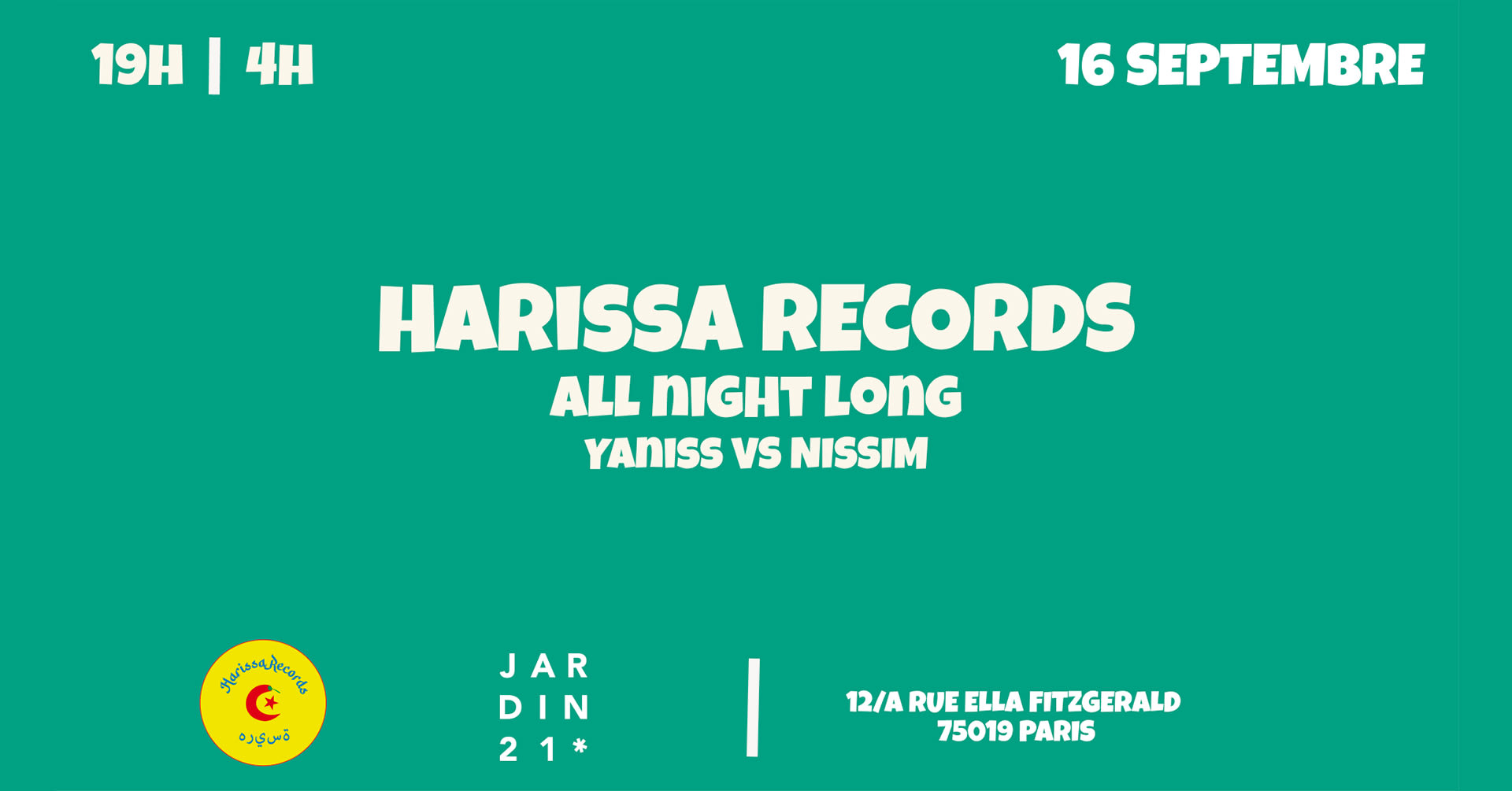 Harissa Records Cover