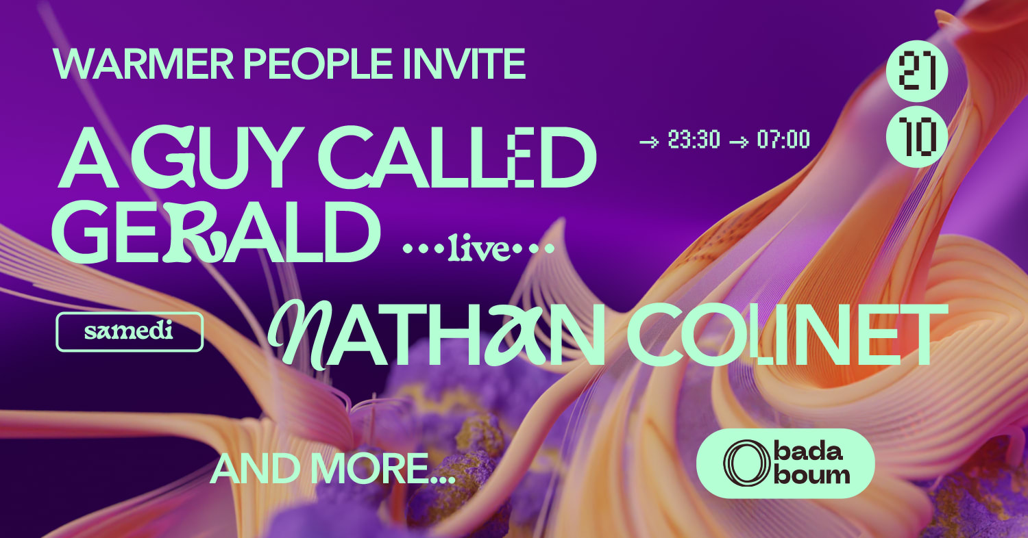 Club — Warmer People Invite A Guy Called Gerald Live & More Cover