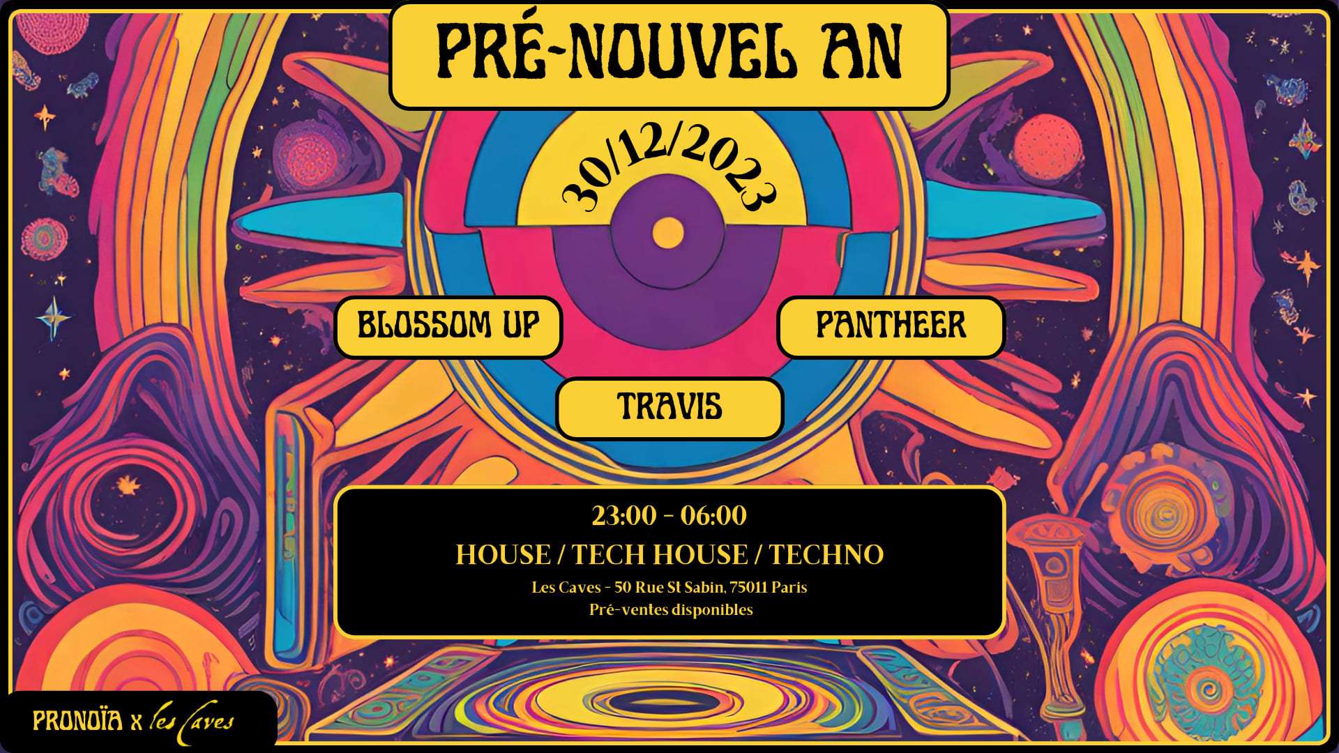 Pronoïa Organise Ton Pré-Nouvel An Cover