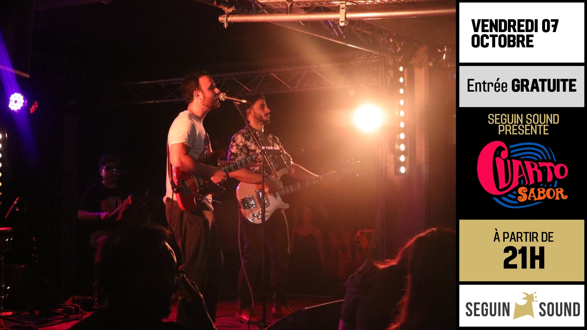 Concert : Cuarto Sabor - Salsa, Cumbia & Bachata Cover