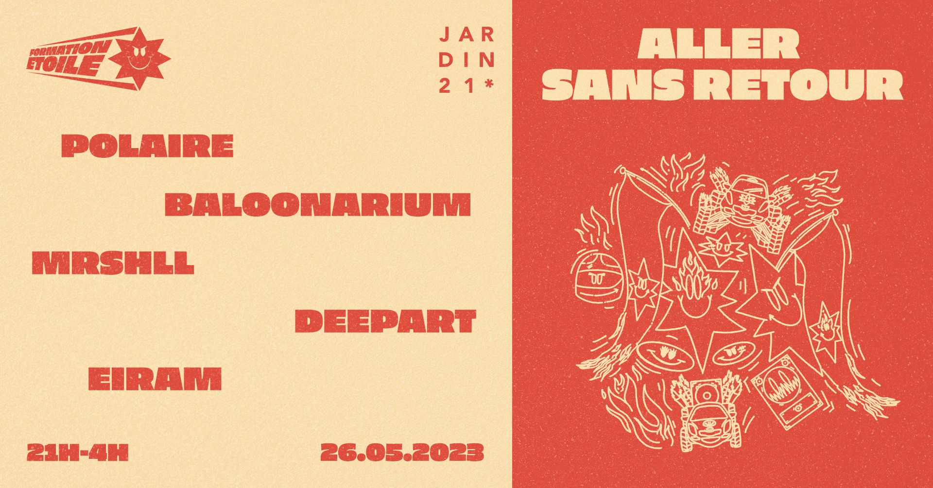 Aller Sans Retour : Formation Etoile & Friends Cover