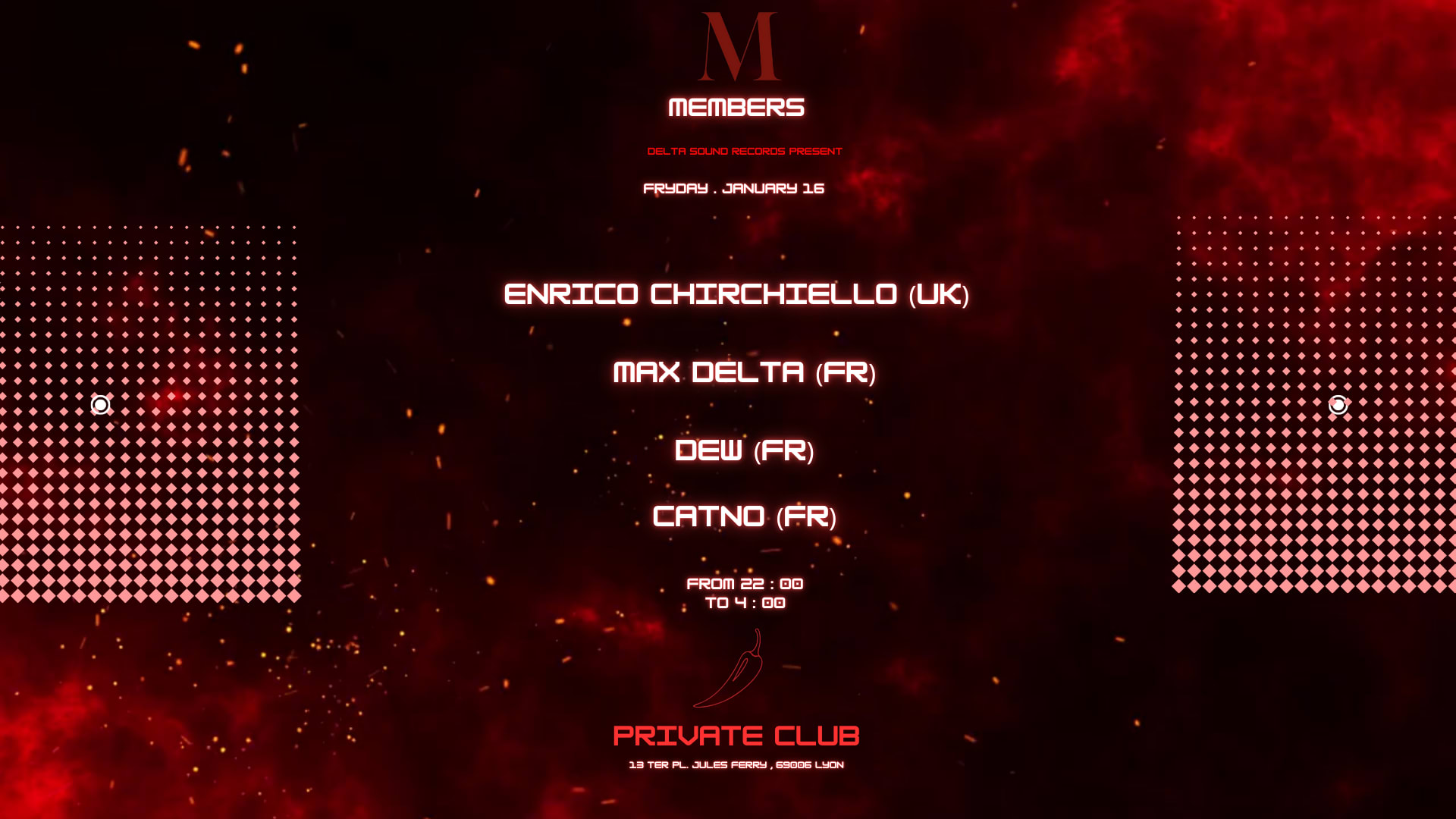 Delta Sound Records At Members (Lyon) Cover