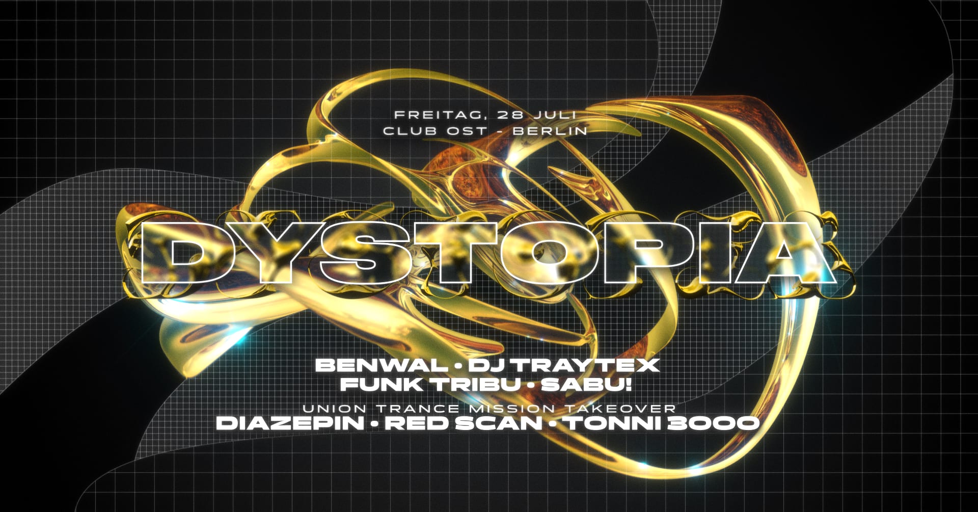 Dystopia • Funk Tribu, Dj Traytex, Benwal, Sabu!, Utm Cover