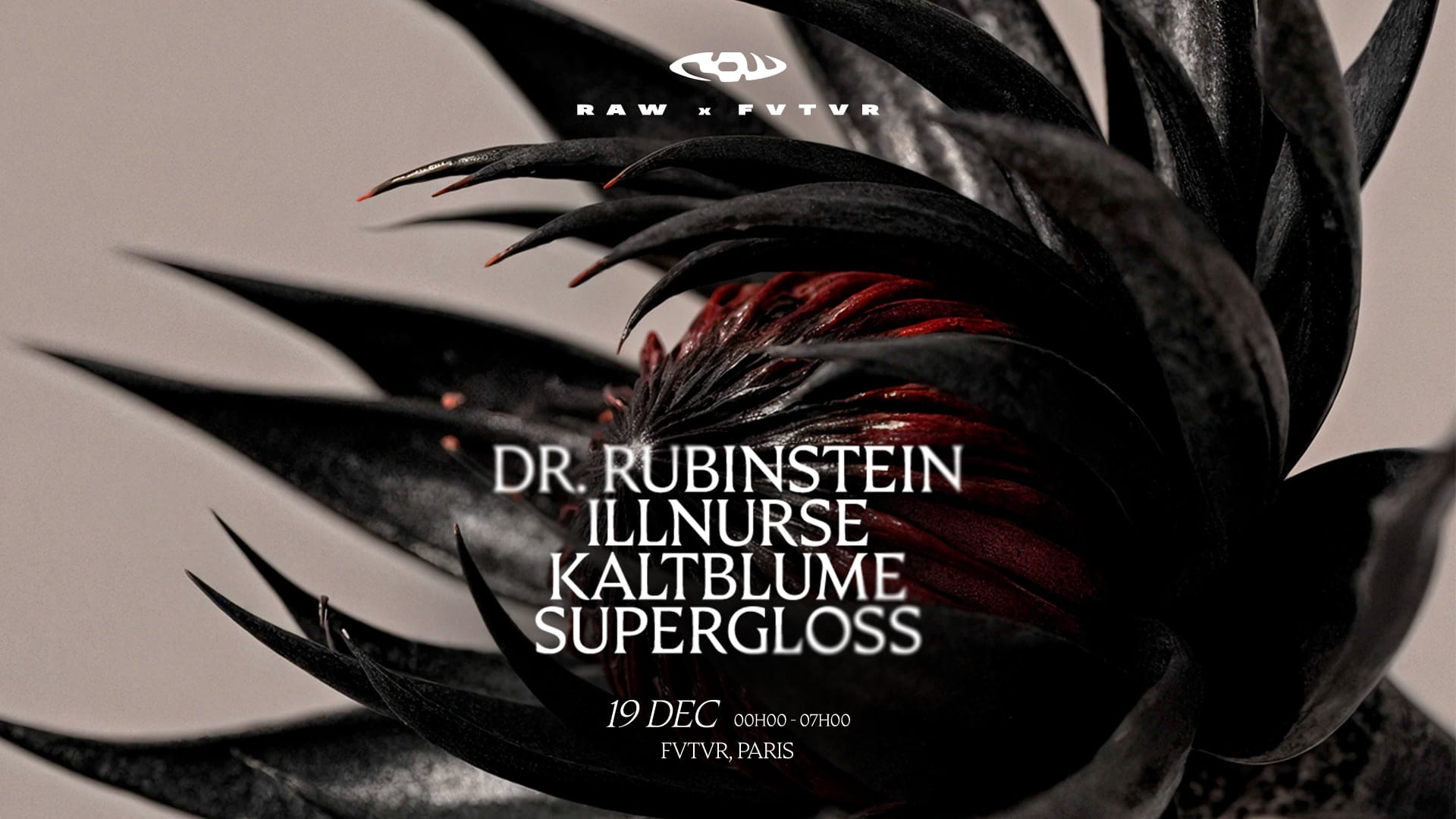 Raw: Dr Rubinstein, Supergloss, Kaltblume, Illnurse Cover