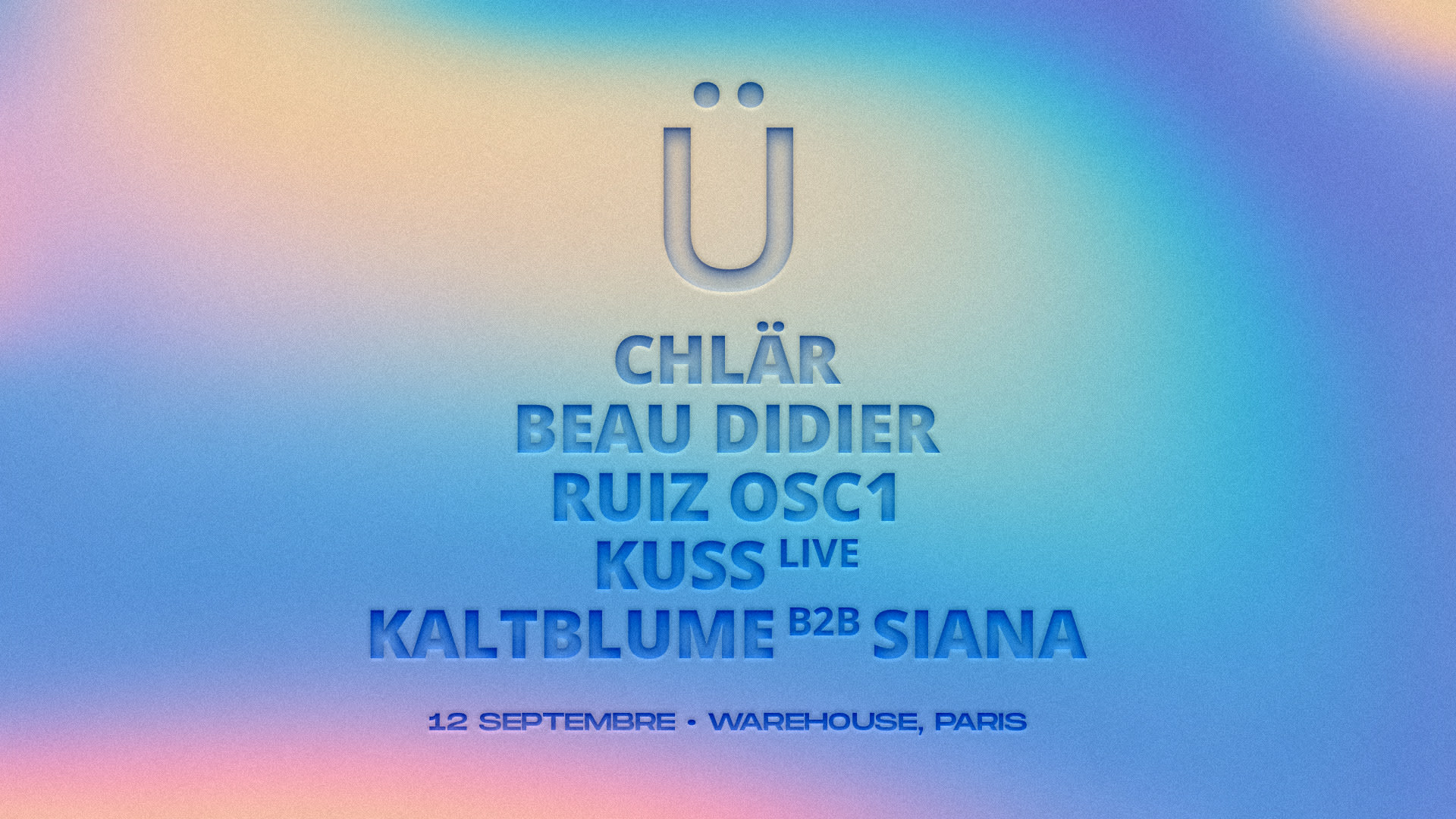 3 Years Of Grüv • Chlär, Ruiz Osc1, Kuss (Live), Beau Didier Cover