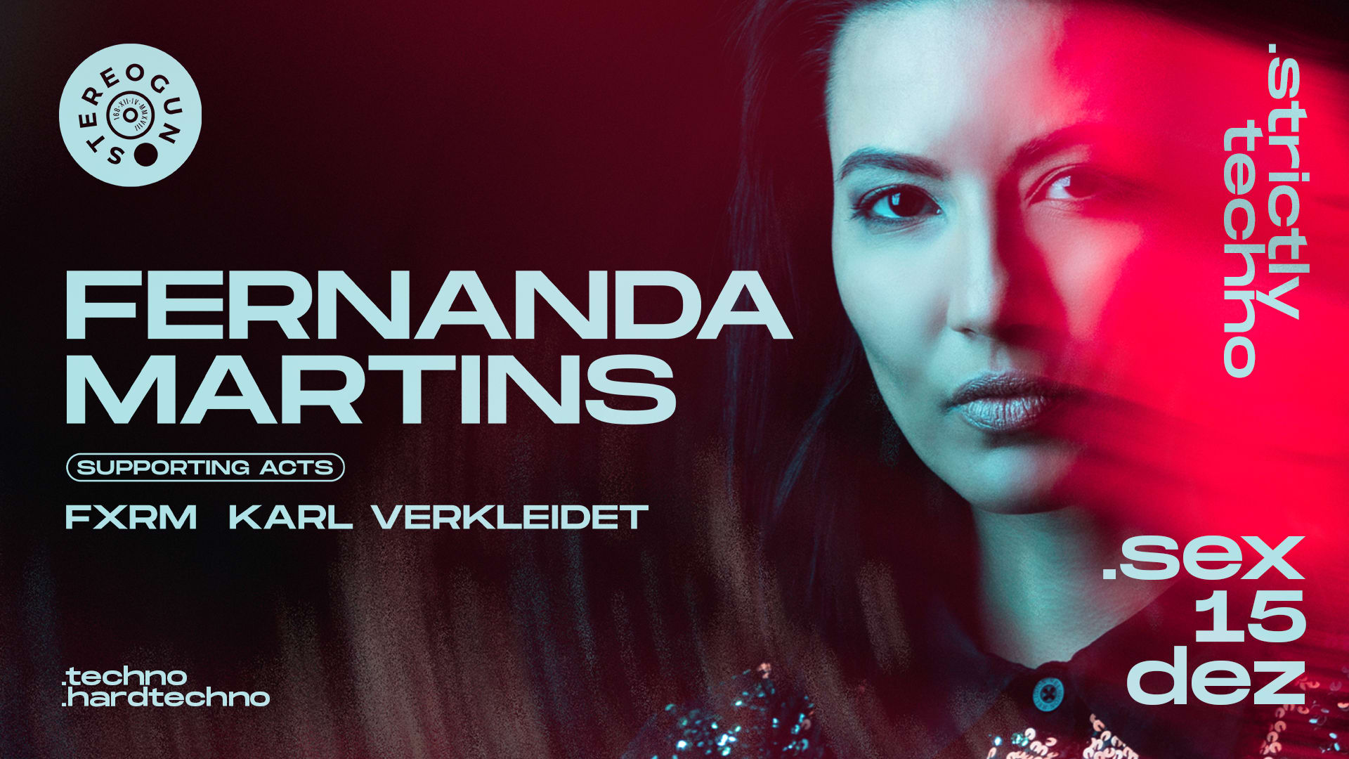 Strictly Techno - Fernanda Martins (Brasil) Na Stereogun Cover