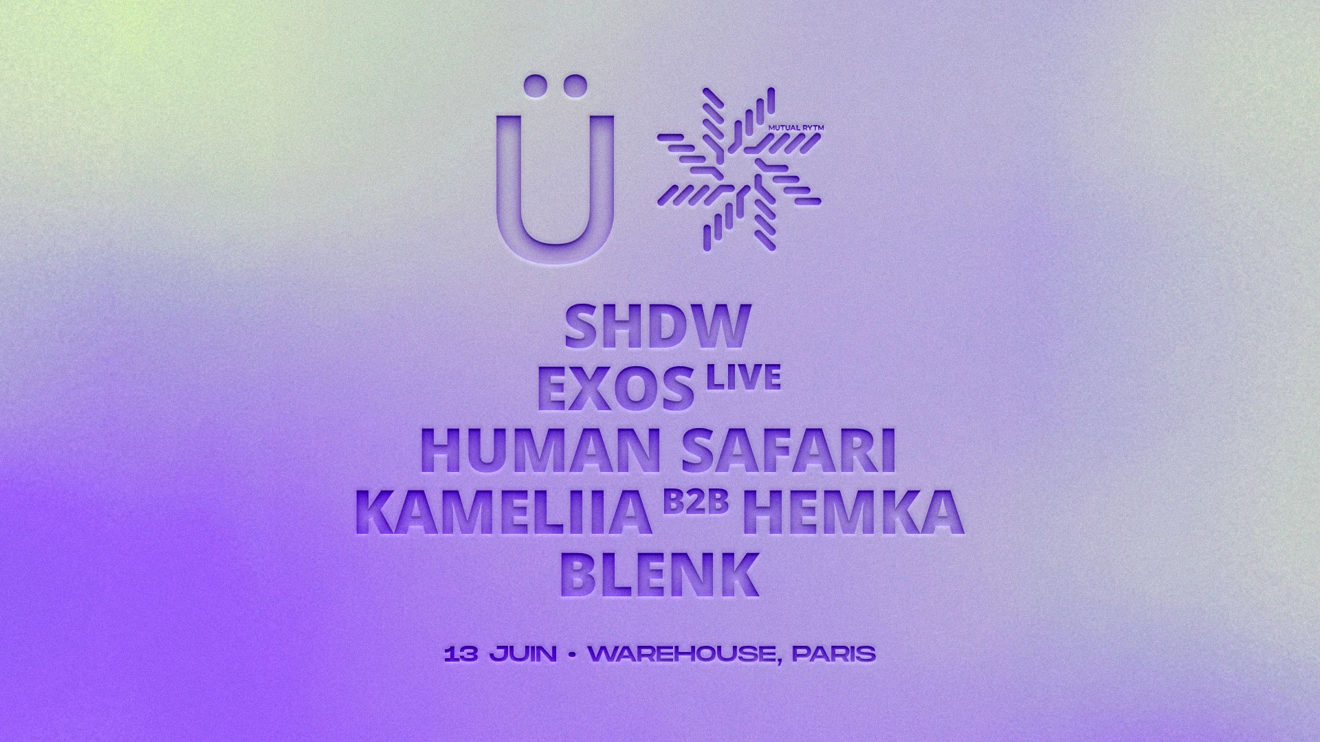 Grüv X Mutual Rytm • Shdw, Exos (Live), Human Safari & More Cover