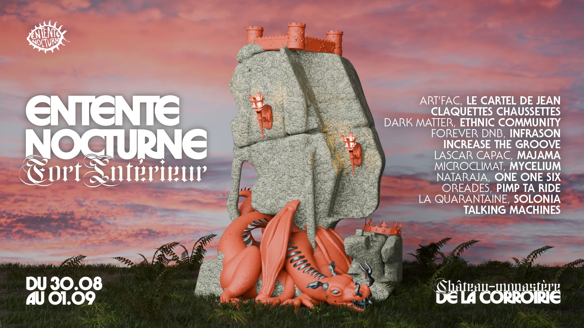Entente Nocturne Festival 2024 • Fort Intérieur Cover