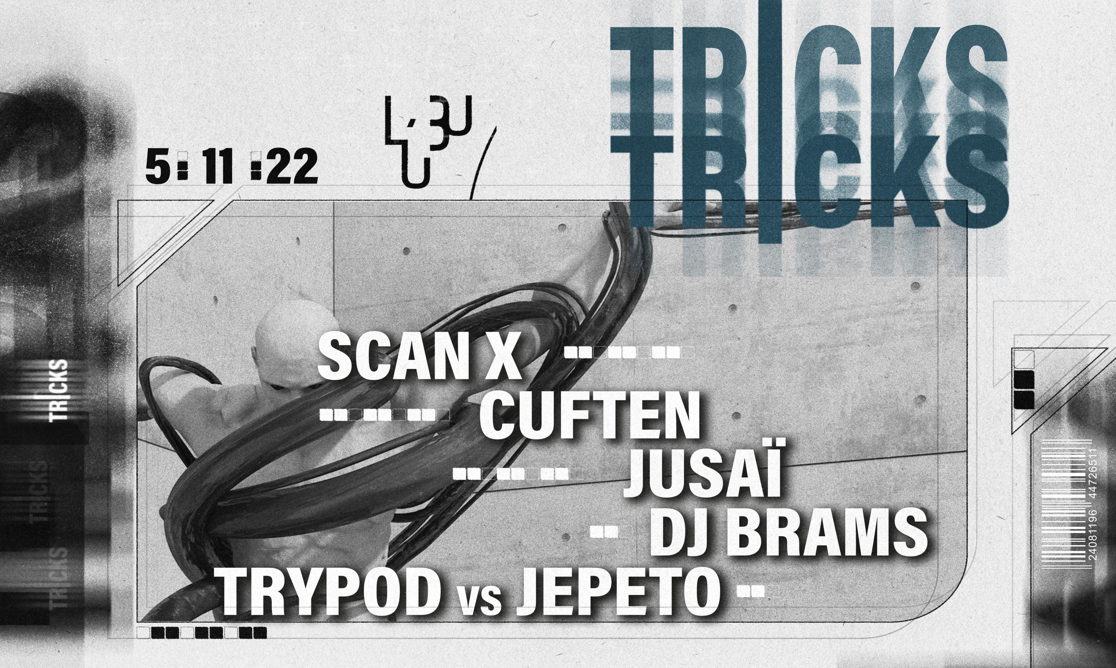 Tricks W/ Scan X, Cuften, Jusaï, Brams, Trypod & Jepeto Cover