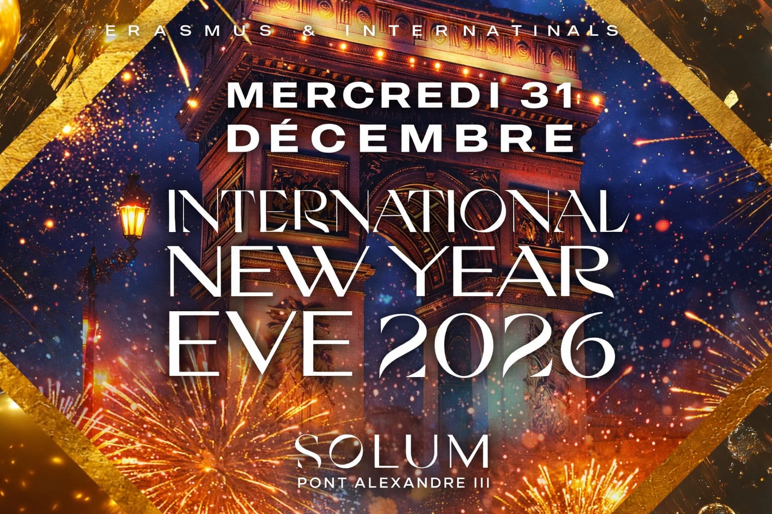 New Year Eve 2026 - International Party At Solum Cover